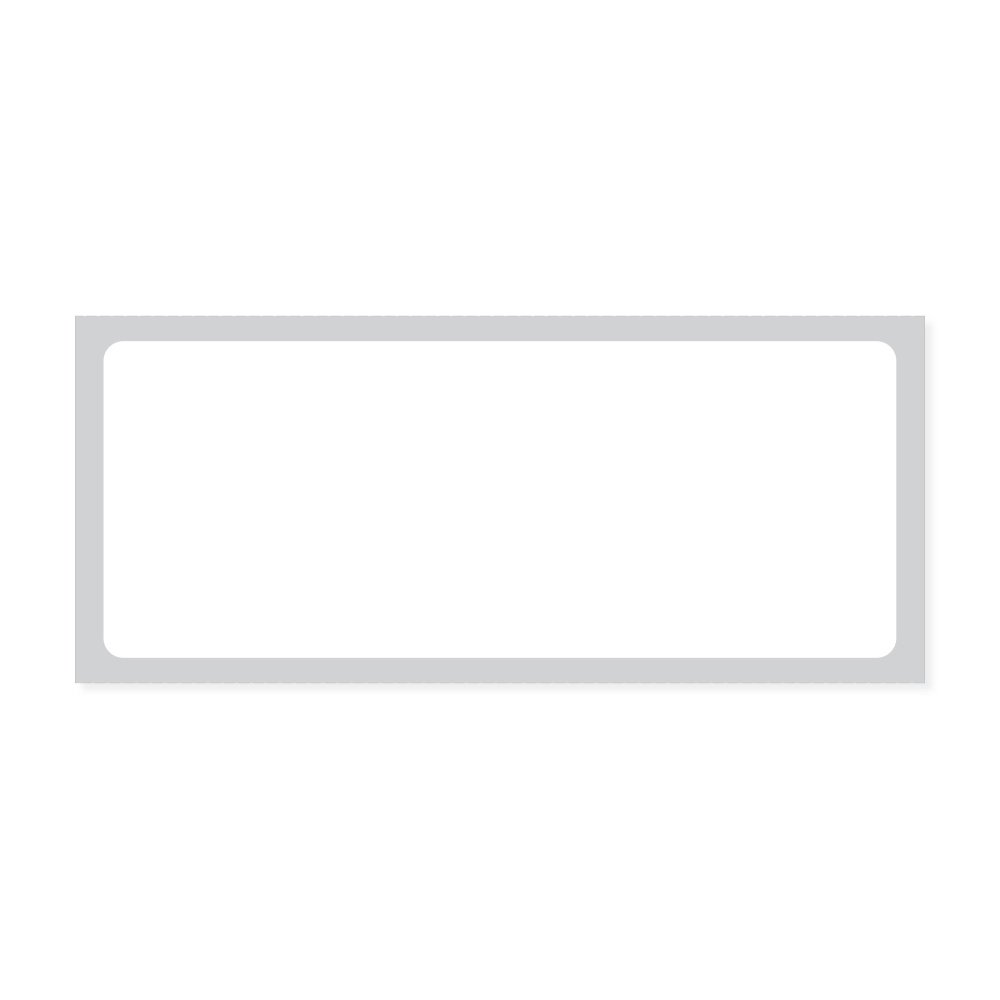 THERMD19 Direct Thermal Paper Labels - Permanent Adhesive, 1