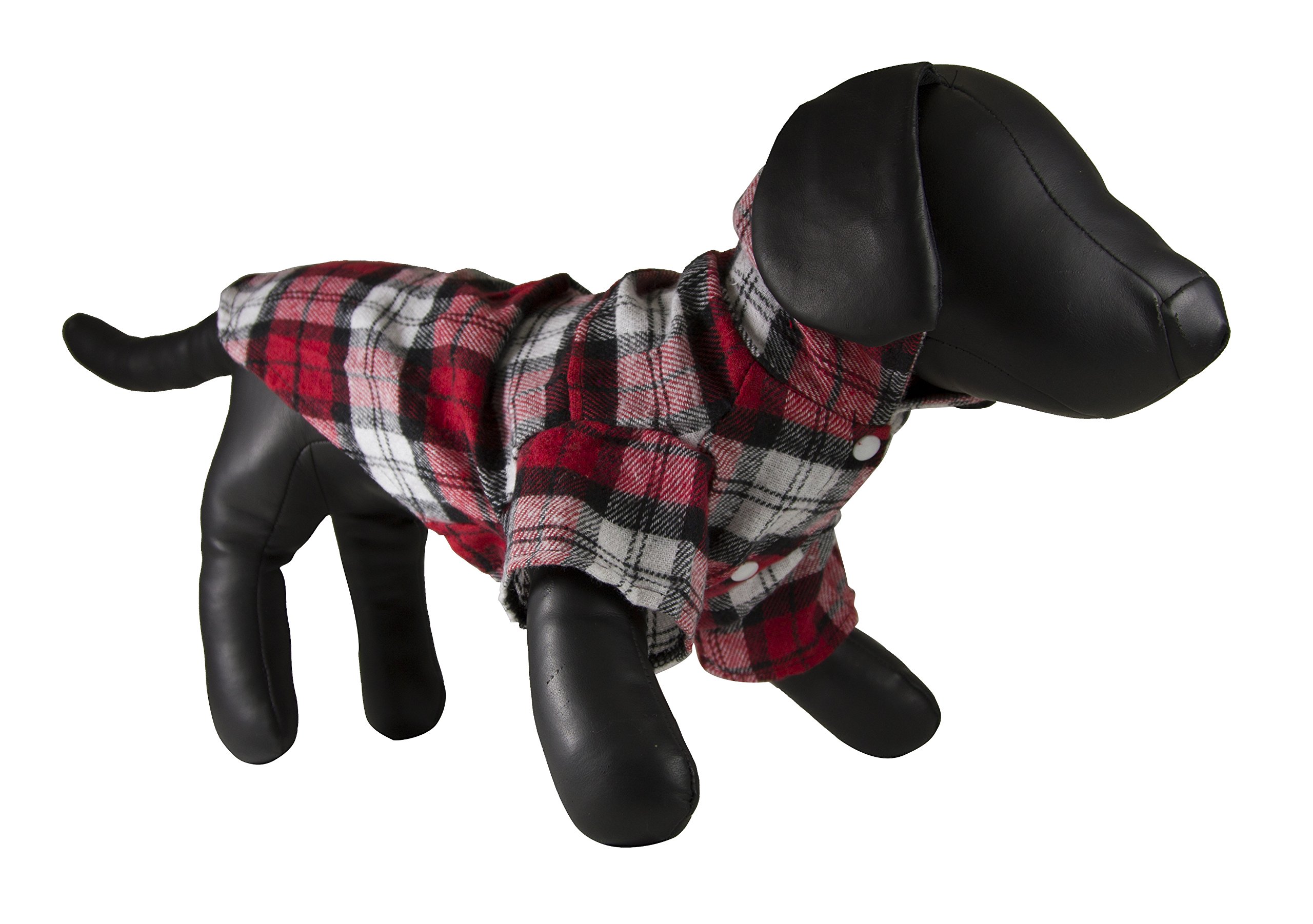PCG-001-RED-M Checker Pattern Cotton Shirt for Men - Medium Size, Classic Red Plaid Design - Perfect for Casual Wear, Office Outfits & Street Style Fashion