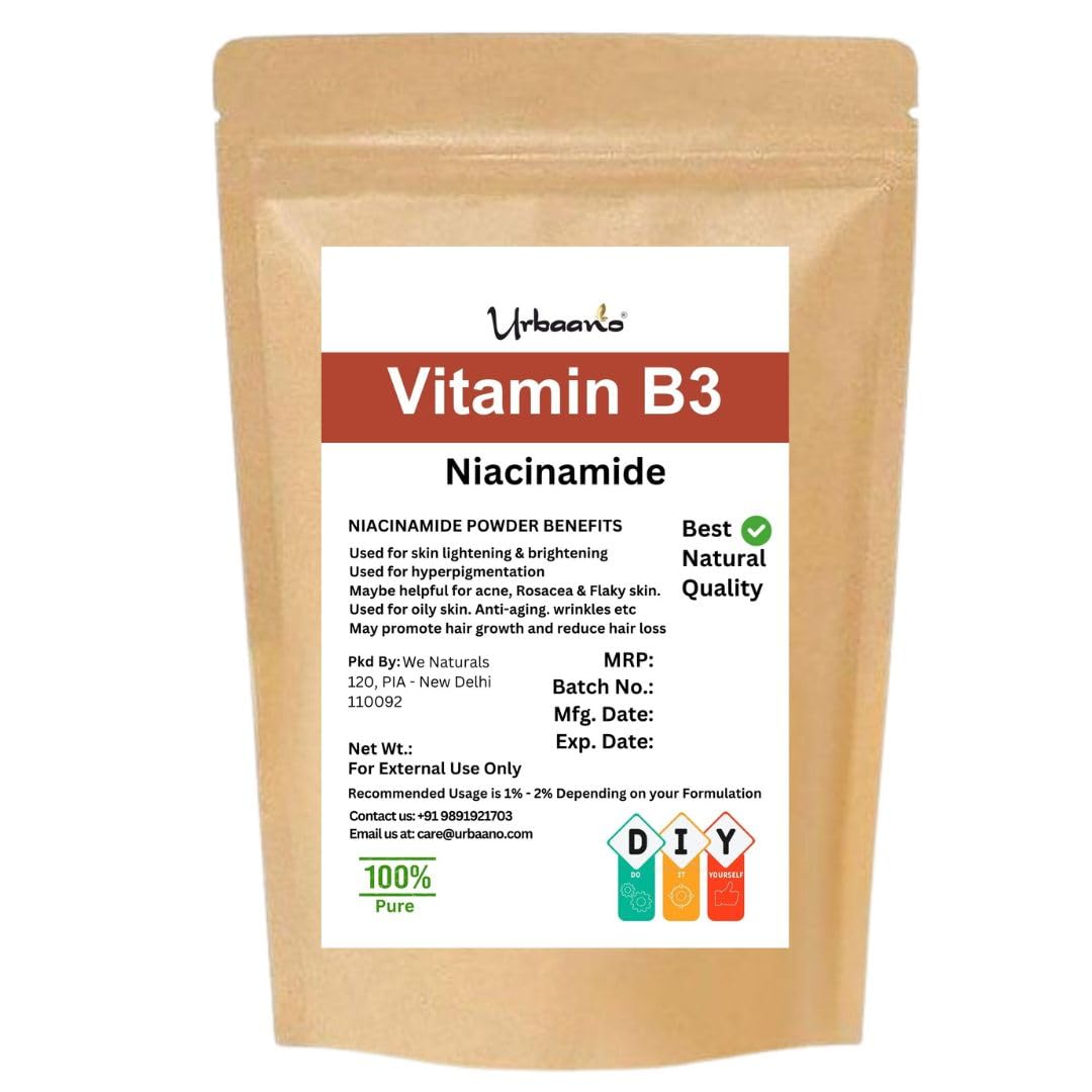 Niacinamide Powder (Vitamin B3) for DIY Skincare - Reduces Pores, Controls Oil, Fights Wrinkles & Fine Lines | Perfect for Homemade Lotions, Creams & Serums