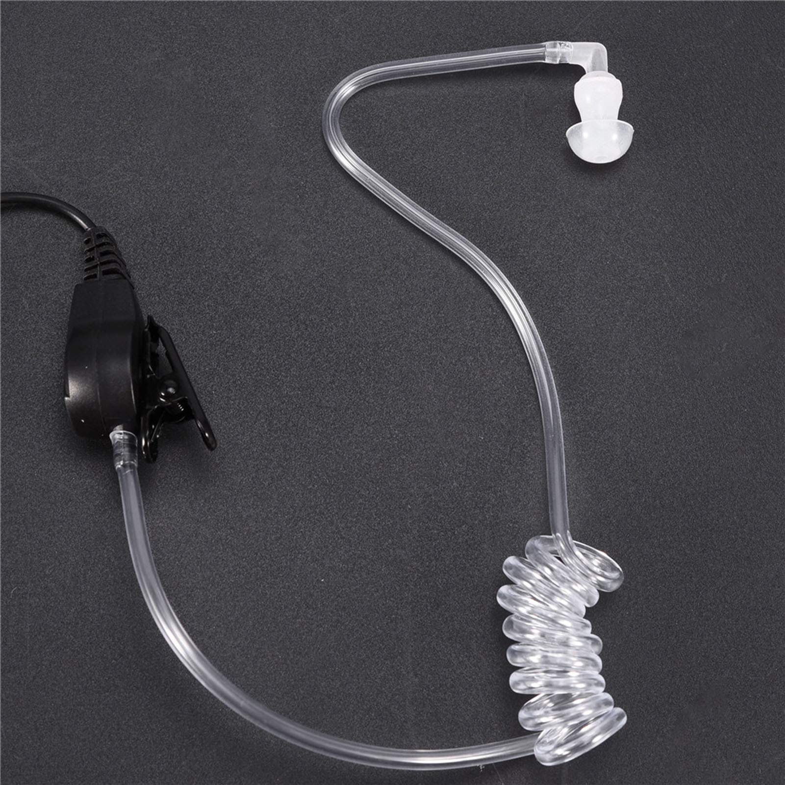 Universal 2Pin Acoustic Tube Earpiece for Two-Way Radio Walkie Talkie - Clear Communication for Security, Construction & Outdoor Activities