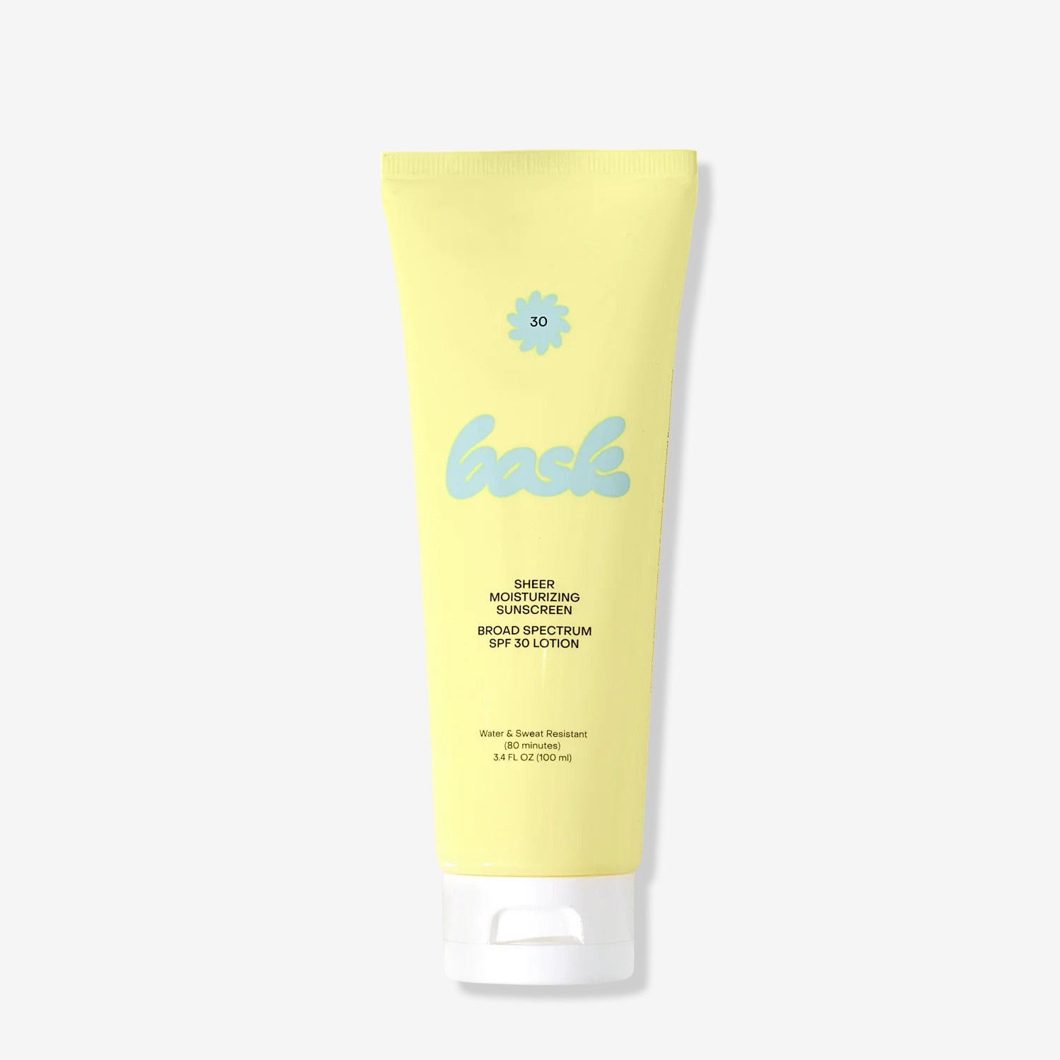 Bask SPF 30 Sheer Moisturizing Lotion - Lightweight Daily Face Moisturizer with Sun Protection | Perfect for Outdoor Activities & Everyday Skincare Routine