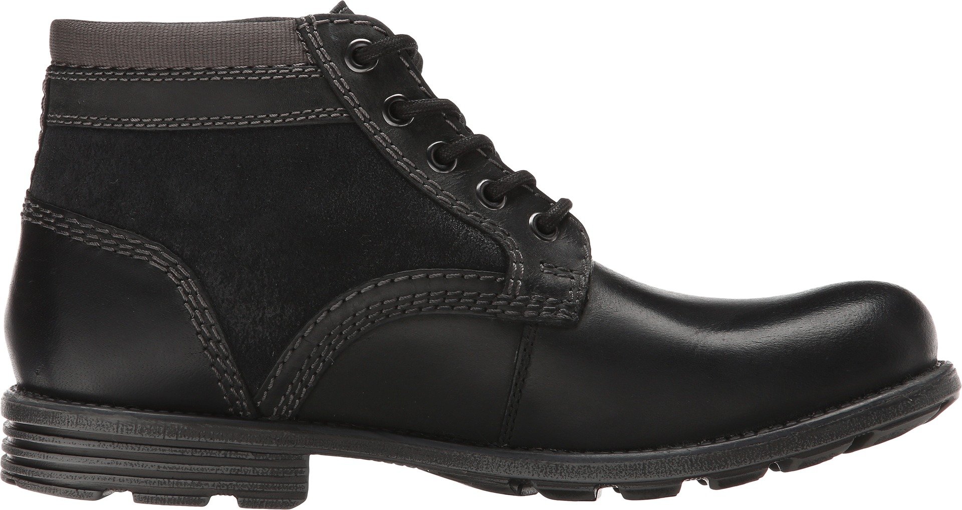 Clarks Men's Darian Mid Oxford Shoes - Classic Leather Dress Shoes for Business & Casual Wear | Comfortable Slip-Resistant Formal Footwear for Office, Wedding & Daily Use