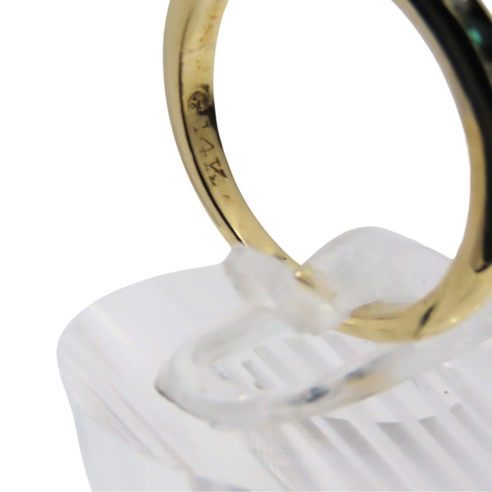 14K Gold Emerald and Diamond Ring for Women - Elegant Green Gemstone Engagement & Wedding Jewelry Gift - Perfect for Anniversaries, Proposals, and Special Occasions