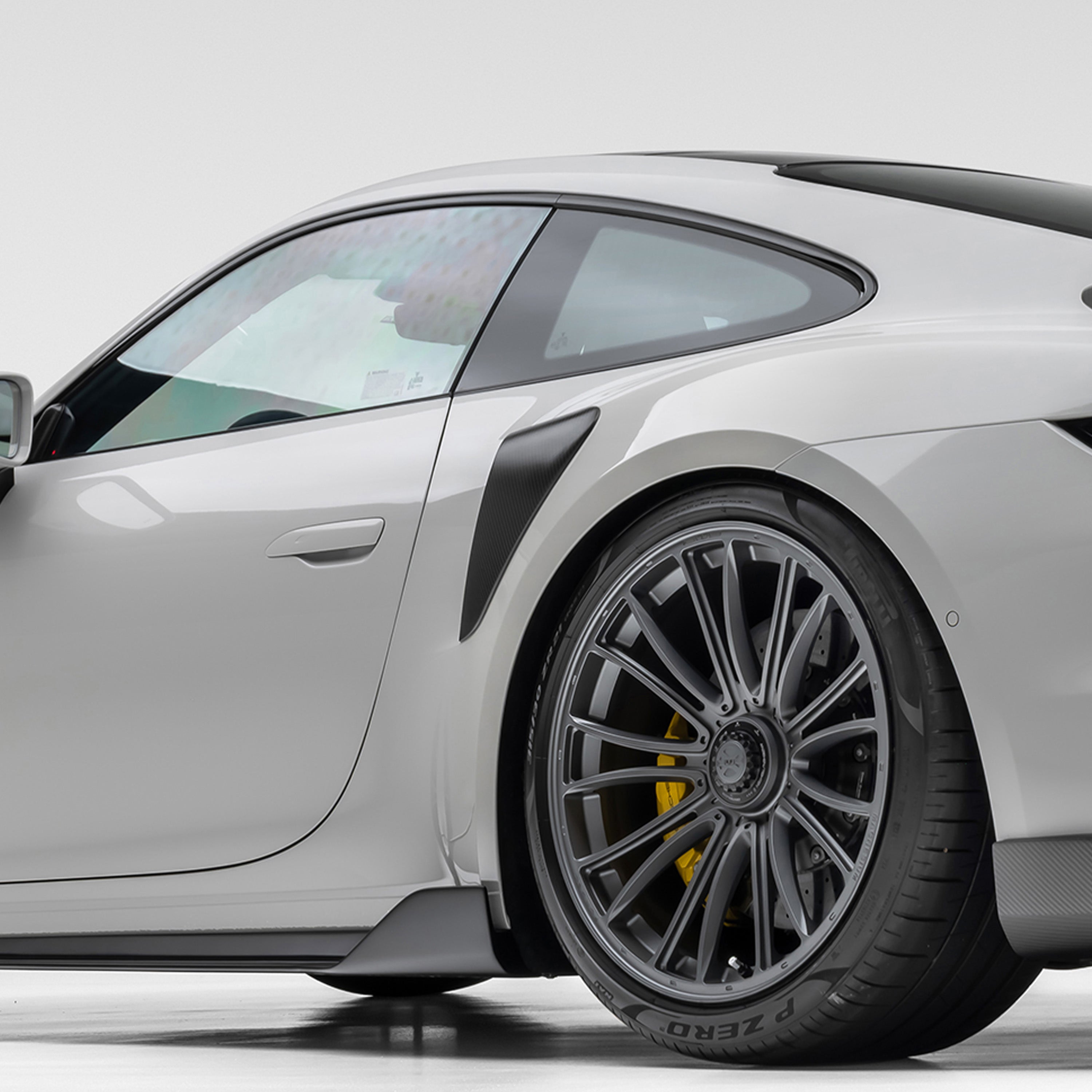 Porsche 992 Turbo S Carbon Fiber Aero Side Intake Trim - High Performance Air Intake Upgrade for 911 Turbo S (2019-2023) | Track & Street Use