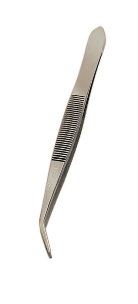 Fine Point Tweezers 37-548 - Precise Curved Tips for Eyebrows & Crafts