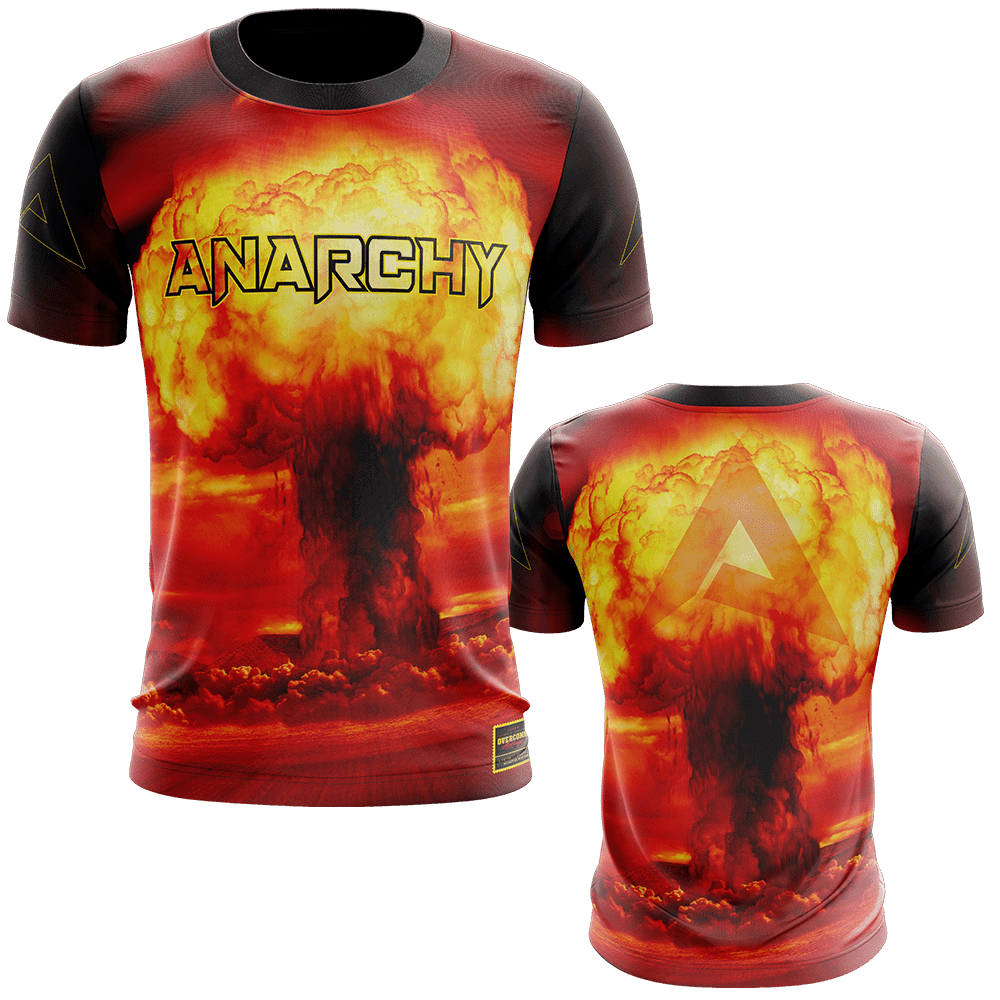 Anarchy Bat Company Men's Short Sleeve T-Shirt - Atomic Graphic Tee for Baseball Fans & Streetwear Fashion | Casual Wear, Gym, Sports Events