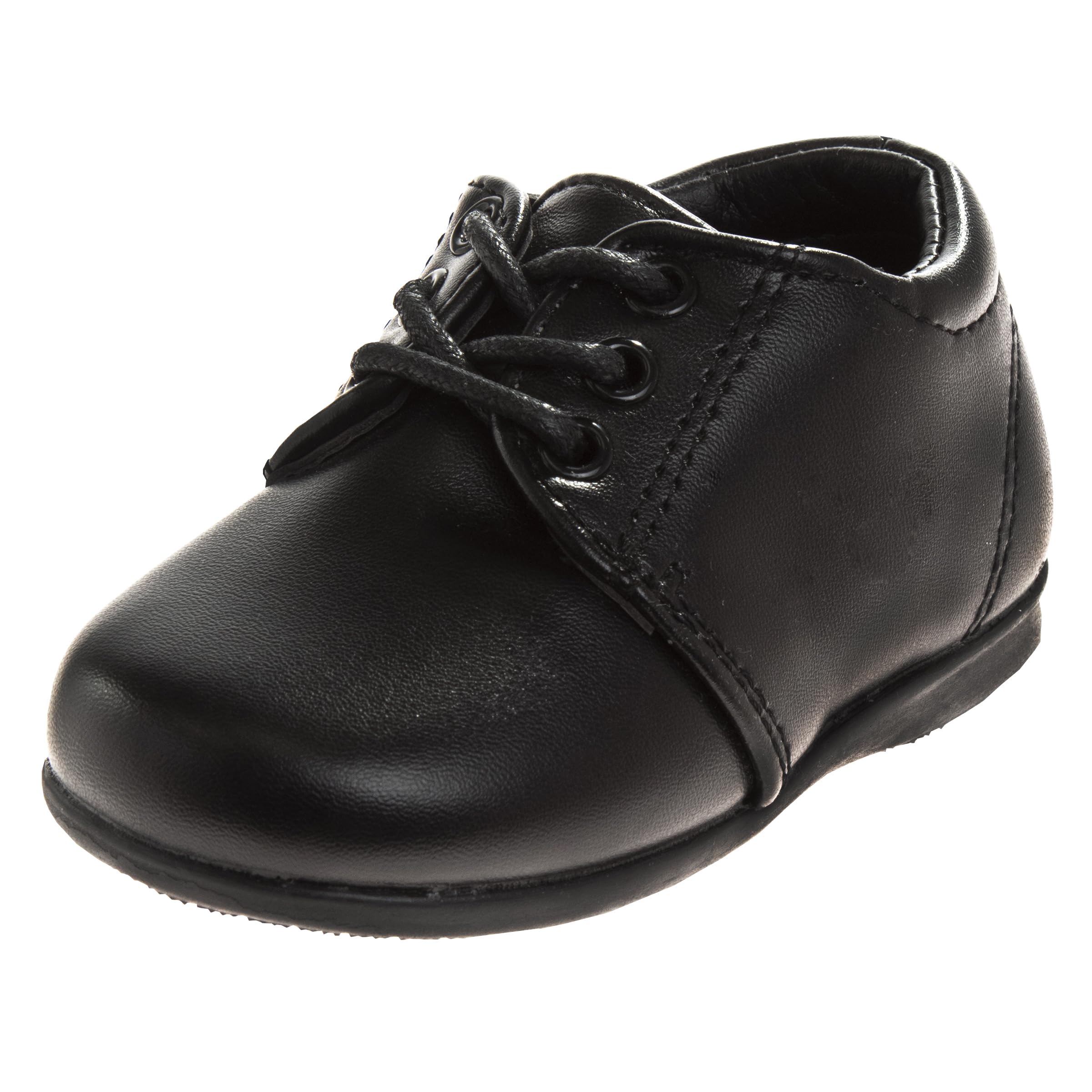Josmo Baby Boys' Dress Shoes - Casual Leatherette Derby Walking Shoes for Infant & Toddler | Formal & Playtime Outfits | First Walkers, Church, Weddings & Special Occasions