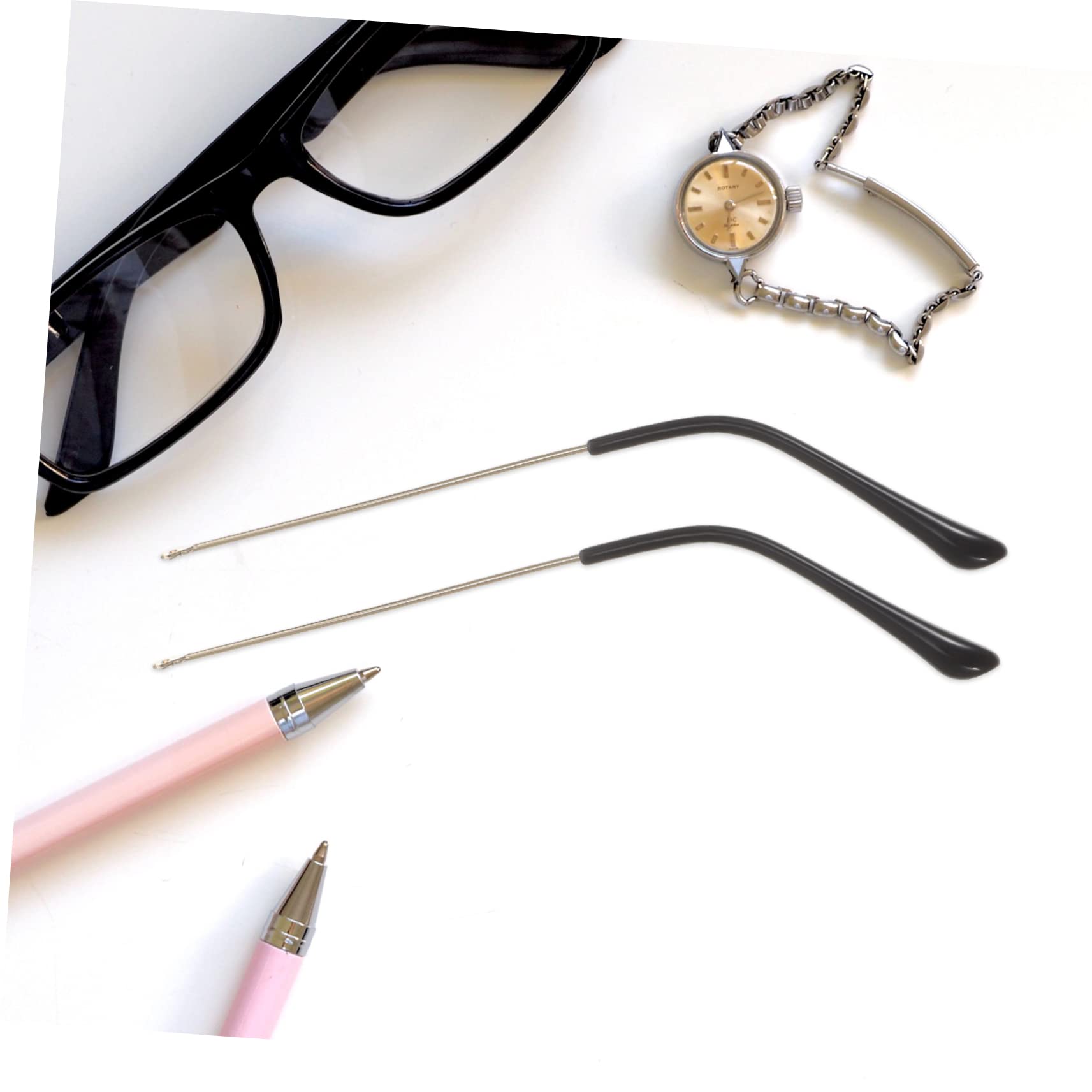 Gatuida 1 Pair Glasses Temple Tips - Alloy Sunglasses Repair Kit for Fixing Loose Glasses Legs | Eyewear Accessories for Comfort & Durability (Perfect for Reading, Driving & Daily Wear)