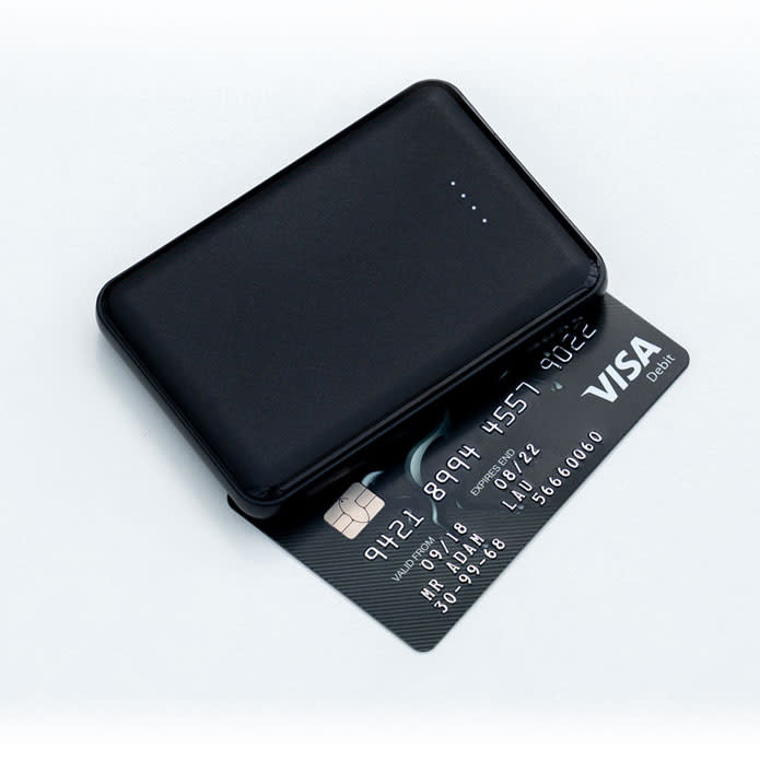 Ultra-Thin 5000mAh USB-C Power Bank - Credit Card Sized Portable Charger for iPhone, Samsung & Android | Perfect for Travel, Work & Outdoor Adventures