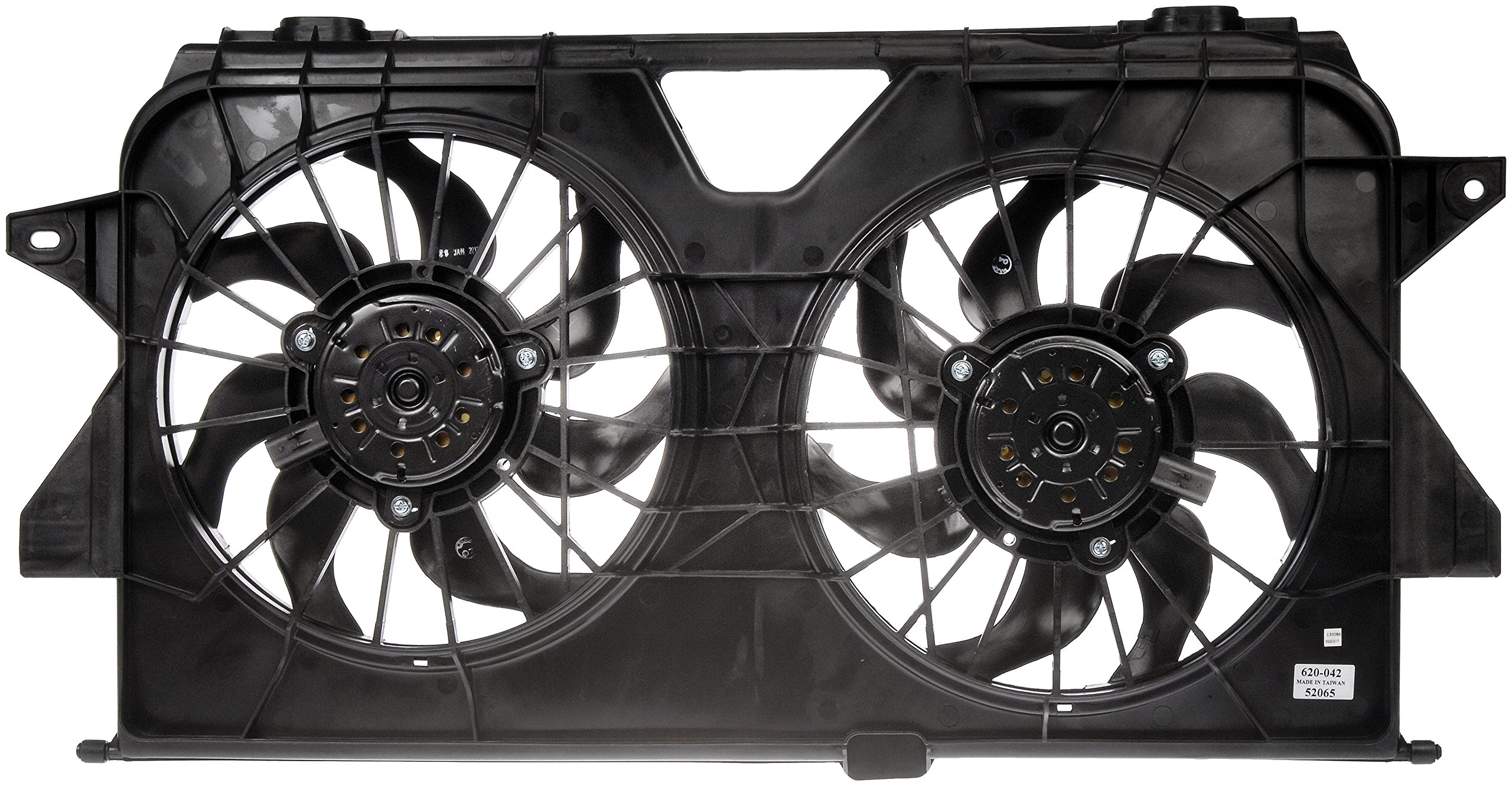 Dorman 620-042 Engine Cooling Fan Assembly Compatible with Chrysler Dodge Jeep - Replacement for Overheating Issues - Perfect for DIY Auto Repair & Maintenance