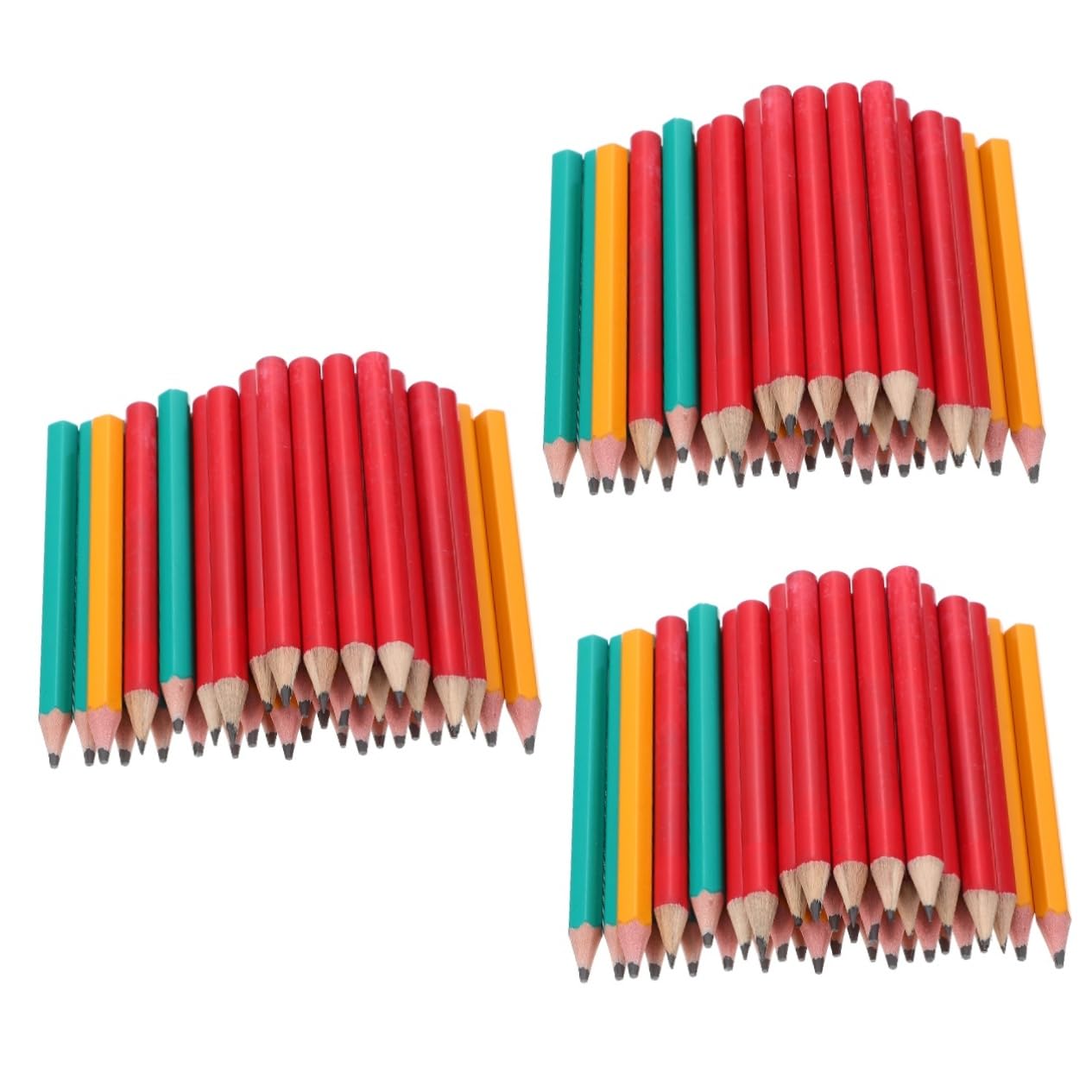 DIYEAH 324-Pack Short Colored Pencils for Drawing, Sketching & Art Projects - Bulk Half-Size Golf Pencils with Plastic Case - Perfect for School, Office, Travel & Miniature Artwork