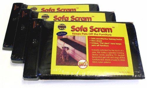 Non-Toxic Sofa Scram Pad - Pet Repellent for Dogs & Cats (6-Pack) | Protect Furniture from Scratching & Chewing | Ideal for Couches, Chairs & Beds