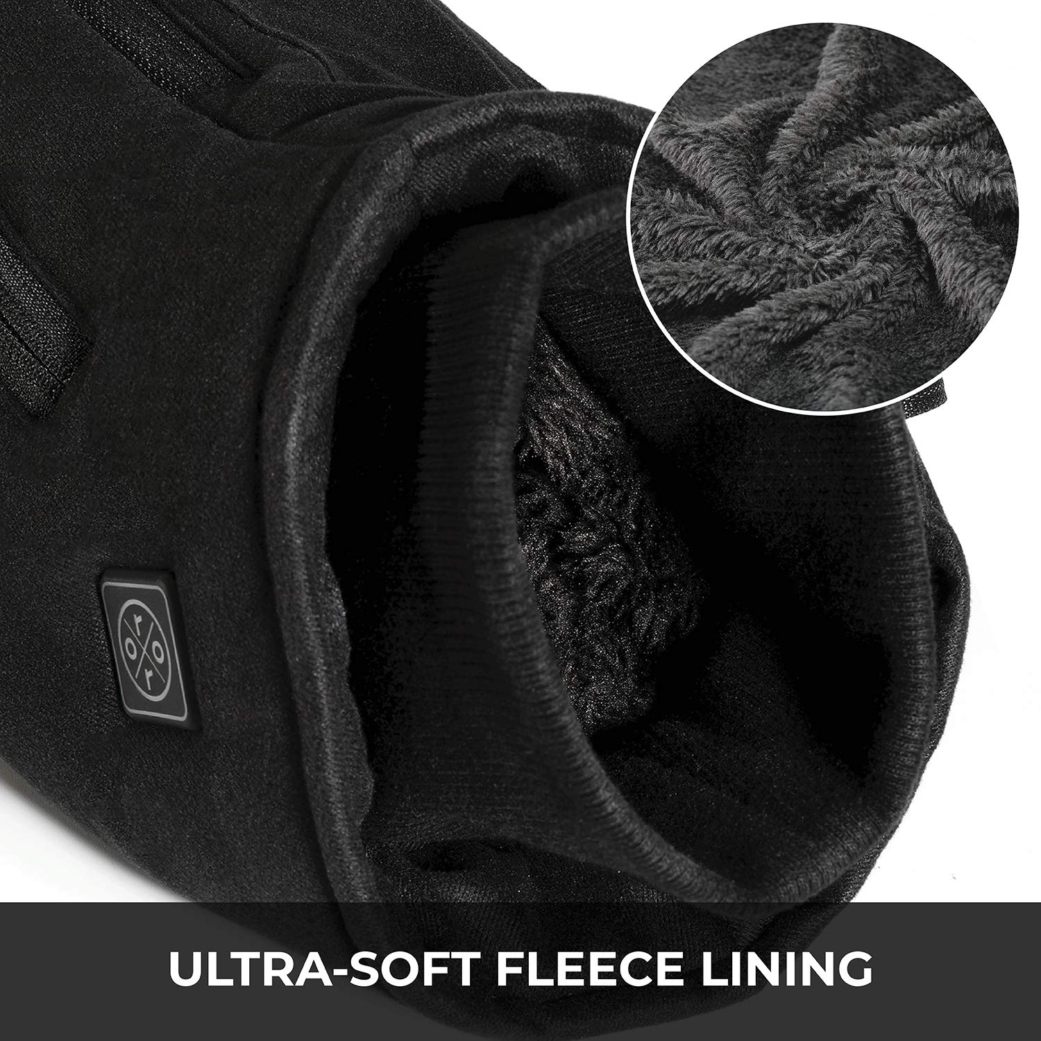 ORORO Rechargeable Heated Hand Warmer Pouch - 14 Hours Continuous Warmth, USB Battery-Powered Hand Muff for Winter - Perfect for Outdoor Activities, Skiing, Camping & Cold Weather Commutes