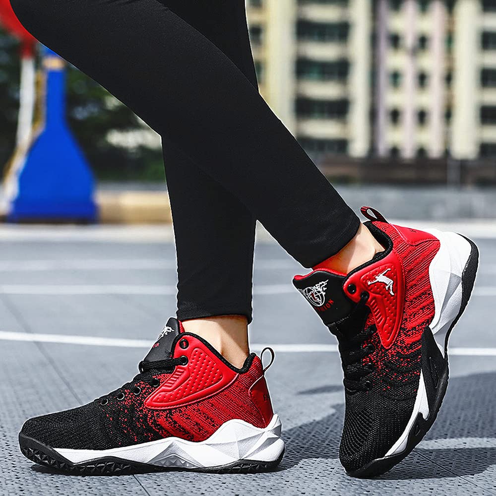 Breathable Men's Basketball Sneakers with Soft Net Bottom - Lightweight Summer Sports Shoes for Outdoor & Indoor Play