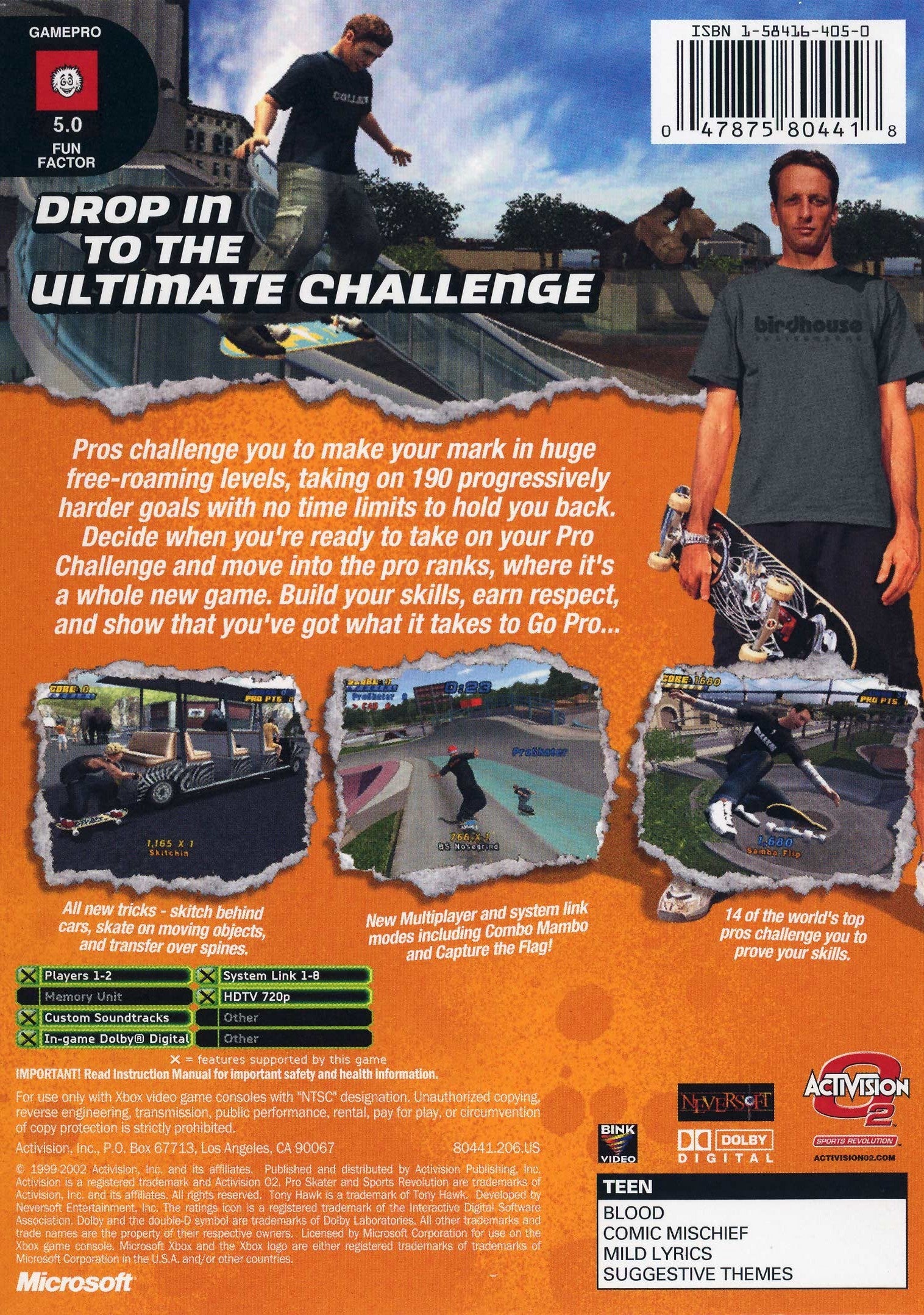 Tony Hawk's Pro Skater 4 - Authentic Skateboarding Video Game for PlayStation 2 | Classic Action Sports Adventure | Perfect for Gaming Enthusiasts & Skateboard Fans