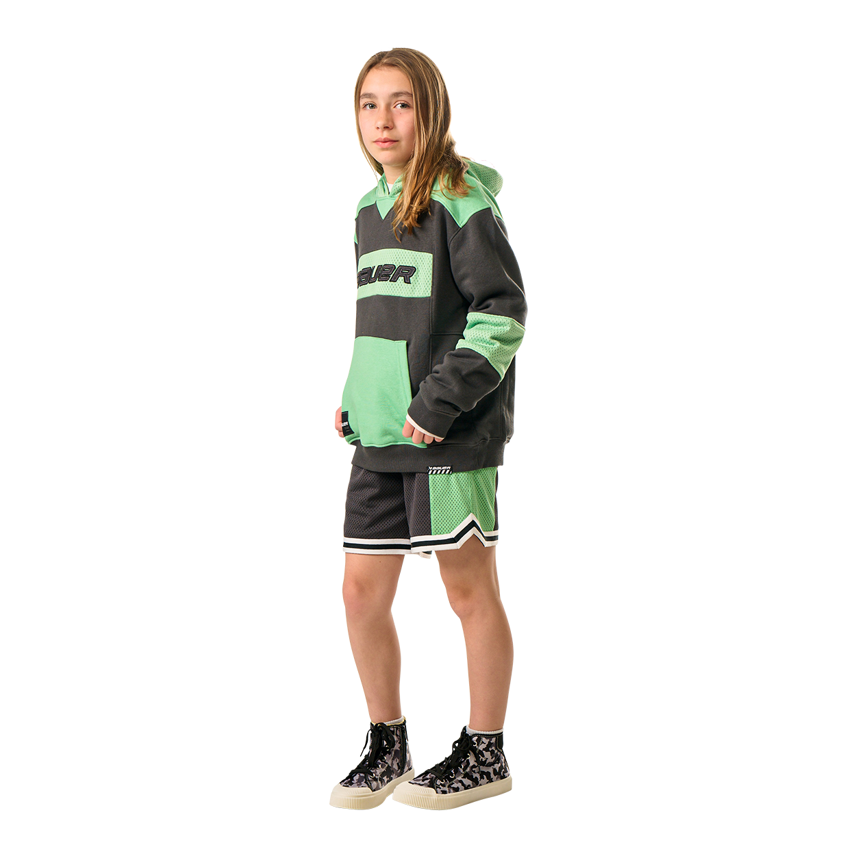 Bauer In The Crease Youth Hockey Hoodie - Warm & Comfortable Pullover for Ice Hockey Players & Fans - Perfect for Games, Practices & Casual Wear