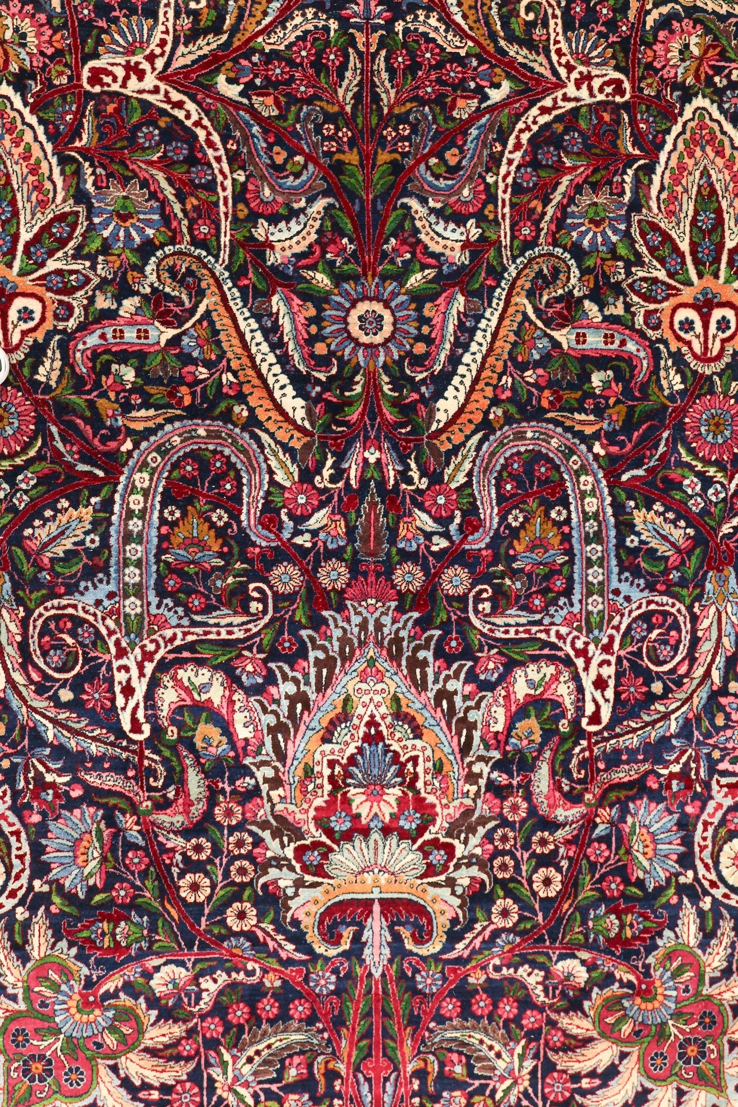 Antique Lavar Kerman Handwoven Traditional Persian Rug - J71998 - Perfect for Living Room, Bedroom & Home Decor