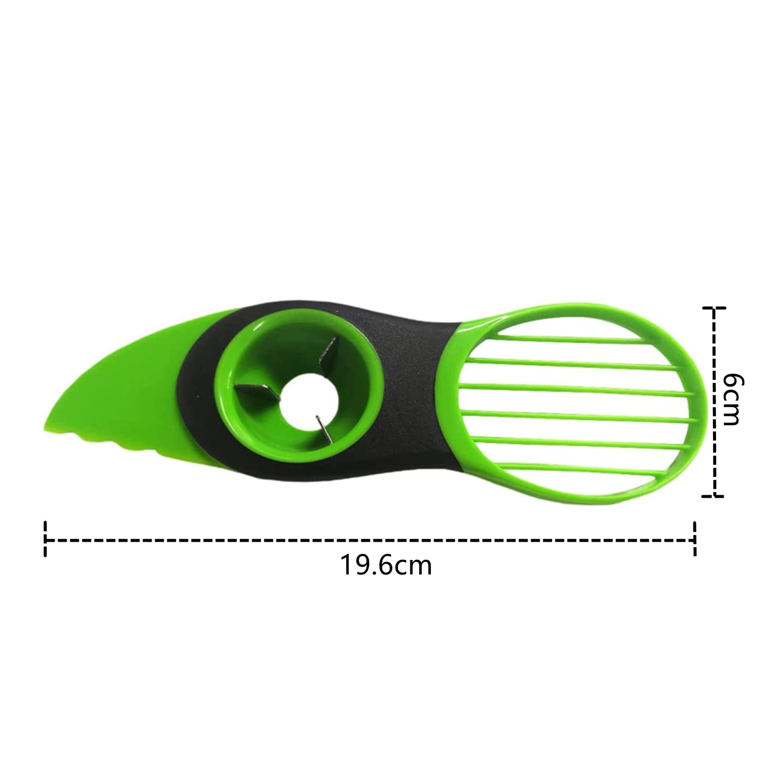 Premium 2-Pack 3-in-1 Avocado Slicer & Cutter - Multifunctional Fruit Peeler, Corer & Slicer Tool for Avocados, Kiwis, Mangoes - Perfect Kitchen Gadget for Salads, Guacamole & Smoothie Prep