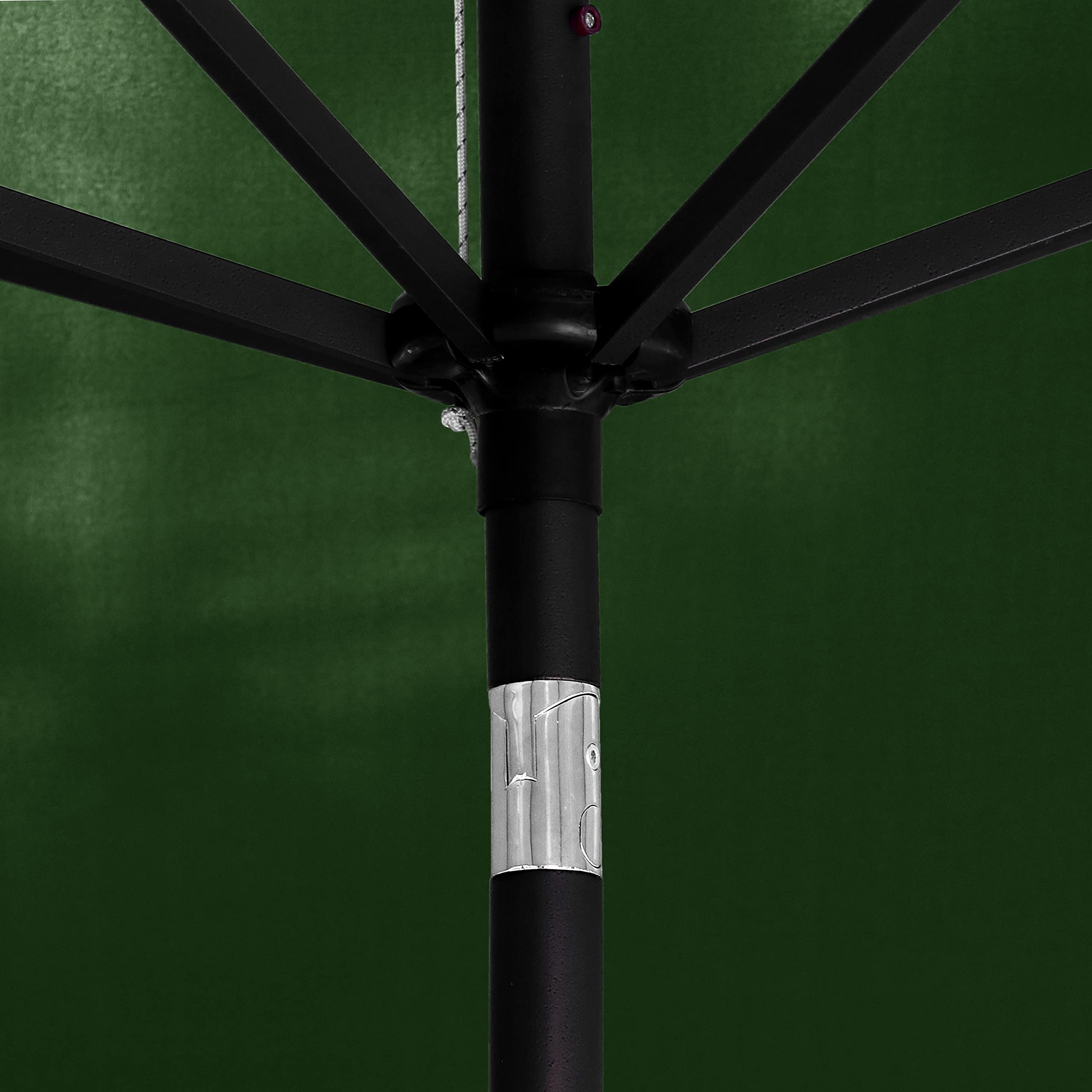 Sunline 11ft Crank Open Push Tilt Patio Umbrella with Aluminum Ribs & Pole - Perfect for Backyard, Poolside, and Outdoor Dining