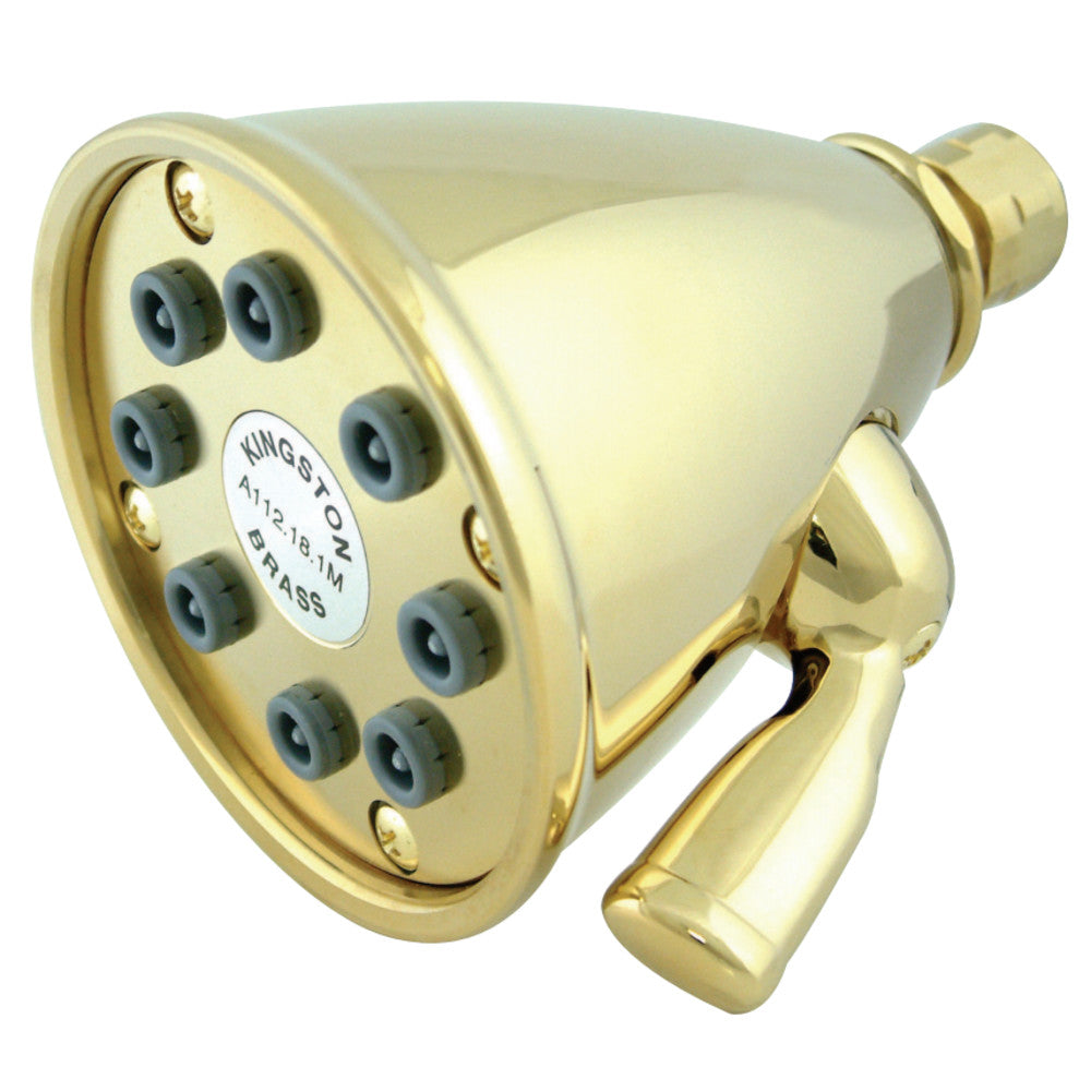 Kingston Brass K139A0MB Victorian Adjustable Jet Spray Shower Head - High Pressure Rainfall Showerhead with 6 Settings for Bathroom & Spa Relaxation
