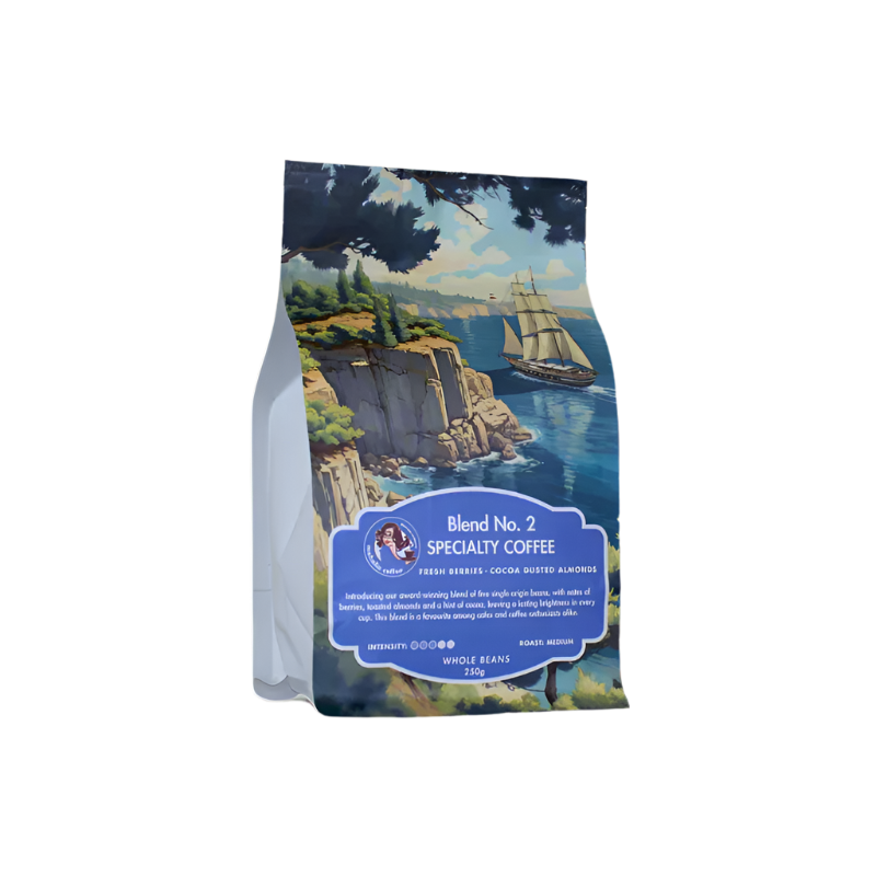 Mahalia Blend #2 Premium Coffee Beans - Rich & Smooth Medium Roast for Home Brewing, Office & Gifting | Specialty Arabica Coffee for Drip, French Press & Espresso Machines