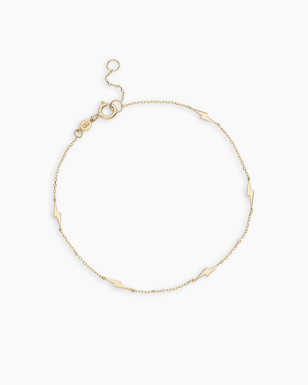 14K Gold Bolt Bracelet for Women - Dainty Minimalist Cuff Bangle - Perfect for Everyday Wear, Gifts & Special Occasions