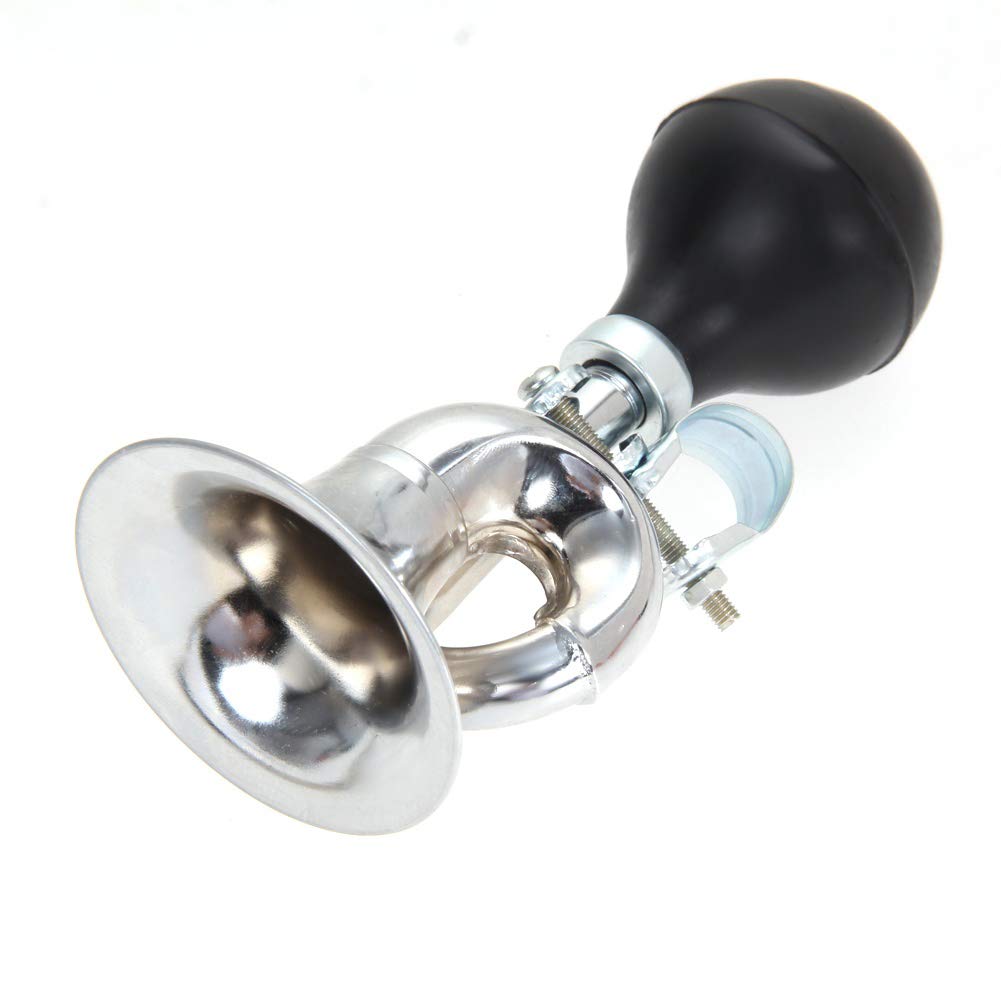 LINASHI Classic Vintage Bicycle Air Horn - Loud Rubber Squeeze Horn for Bike Cycling Safety - Perfect for Commuting, Road Bikes & Outdoor Adventures