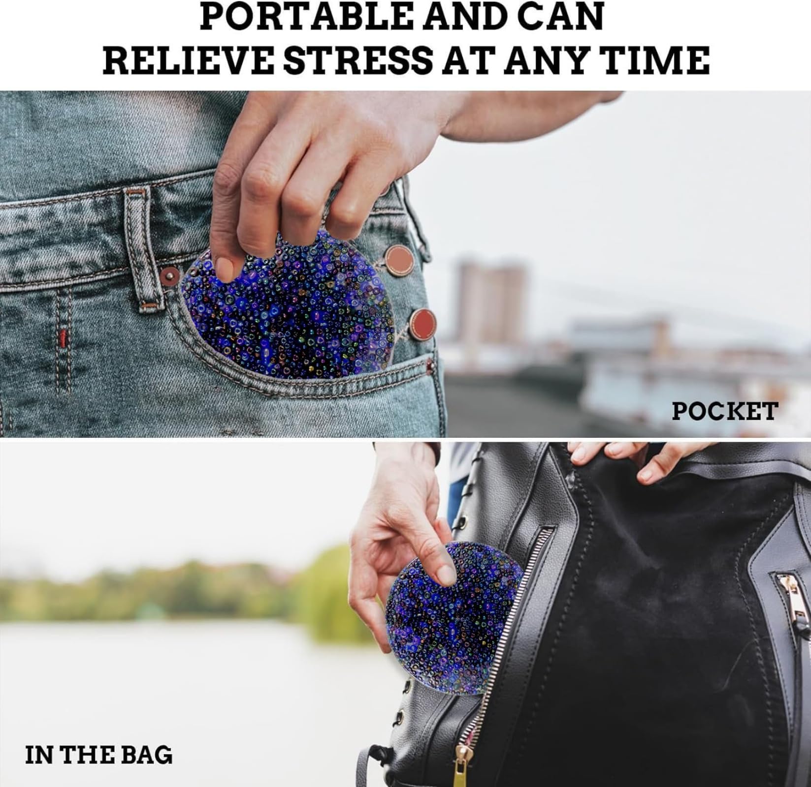 Skin Picking Fidget Toys for Adults - Stress & Anxiety Relief, Dermatillomania & Trichotillomania Sensory Tools - Perfect for Office, Travel & Calming Nervous Habits