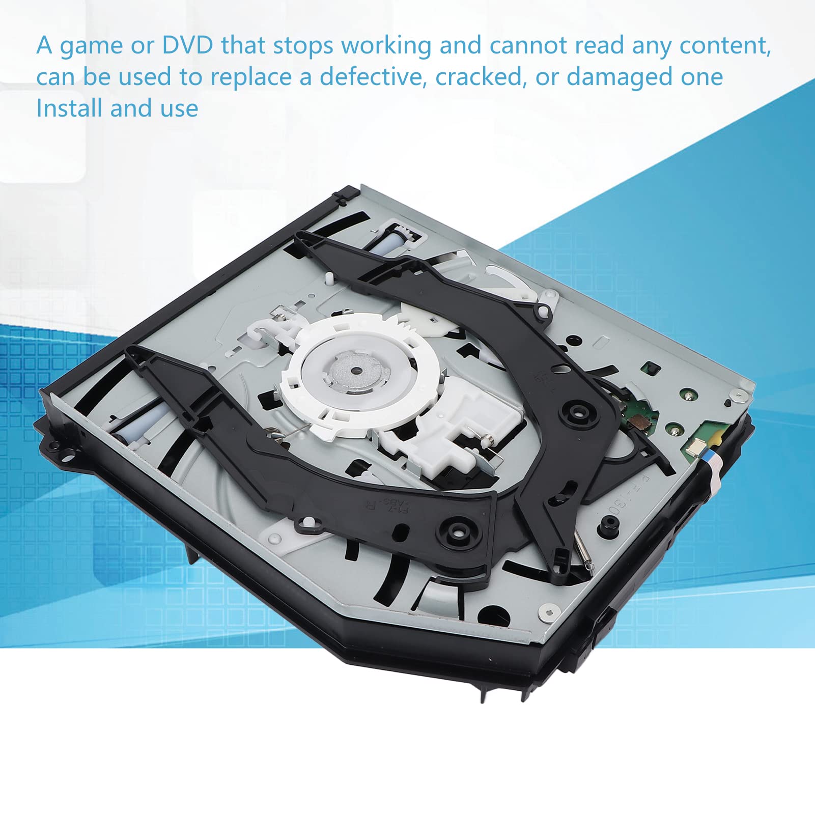 PS4 Disc Drive Replacement - CUH-1216B & CUH-1216A DVD Laser Lens Assembly - Internal Repair Part for PS4 1200 Series - Fix Disc Reading Errors for Gaming & Movie Playback