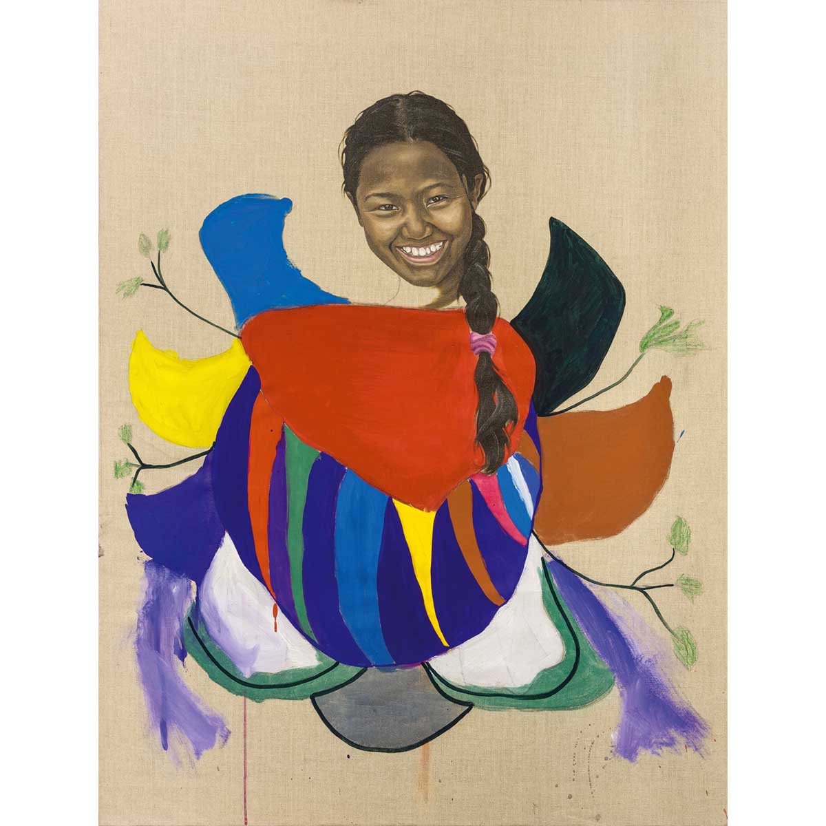 Anju's Painted Identity - Handmade Indian Artwork for Home Decor | Perfect for Living Room Wall Art, Boho Decor & Cultural Gift Ideas