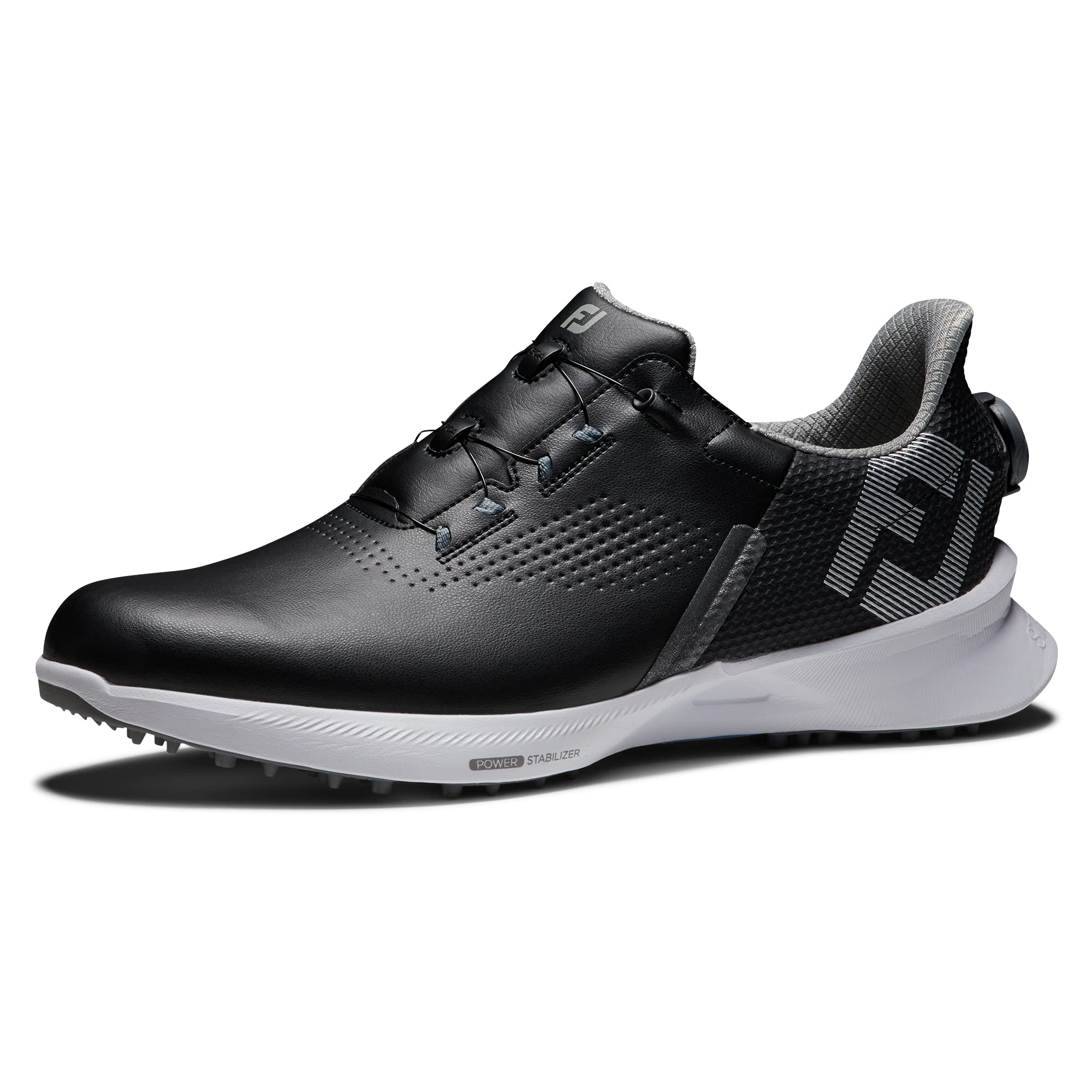FootJoy Men's FJ Fuel BOA Golf Shoes - Waterproof Spiked Golf Shoes for Men with BOA Closure System | Perfect for Walking the Course & All-Weather Performance