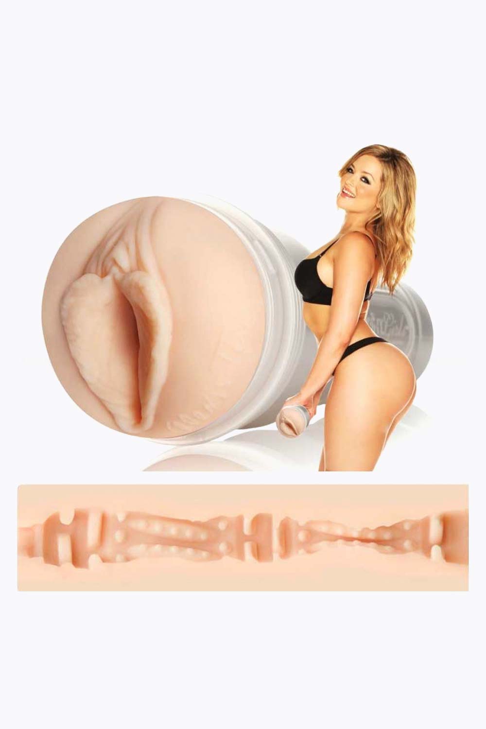 ALEXIS TEXAS | Premium Vulva Masturbator for Men - Realistic Textured Adult Toy for Solo Pleasure & Couples Play