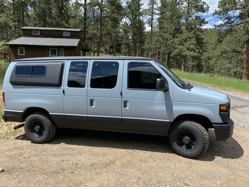 Flarespace Ford E Series Campervan Body Flares - Premium Van Conversion Kit for Ford E-Series Vans | Perfect for Road Trips, Camping & Adventure Travel