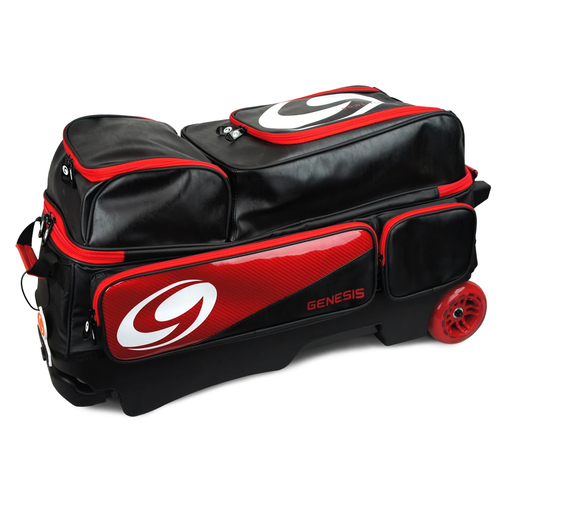 Genesis Carbon 3 Ball Roller Golf Bag - Lightweight Stand Bag with 3-Way Divider | Perfect for Golfers, Driving Range & Course Play