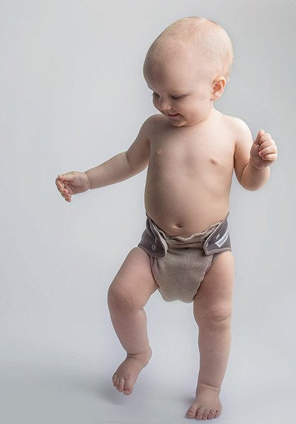 Sloomb Tonal Bamboo Fleece Fitted Cloth Diapers (BFF's) - Ultra Soft & Absorbent for Babies - Perfect for Overnight Use & Sensitive Skin