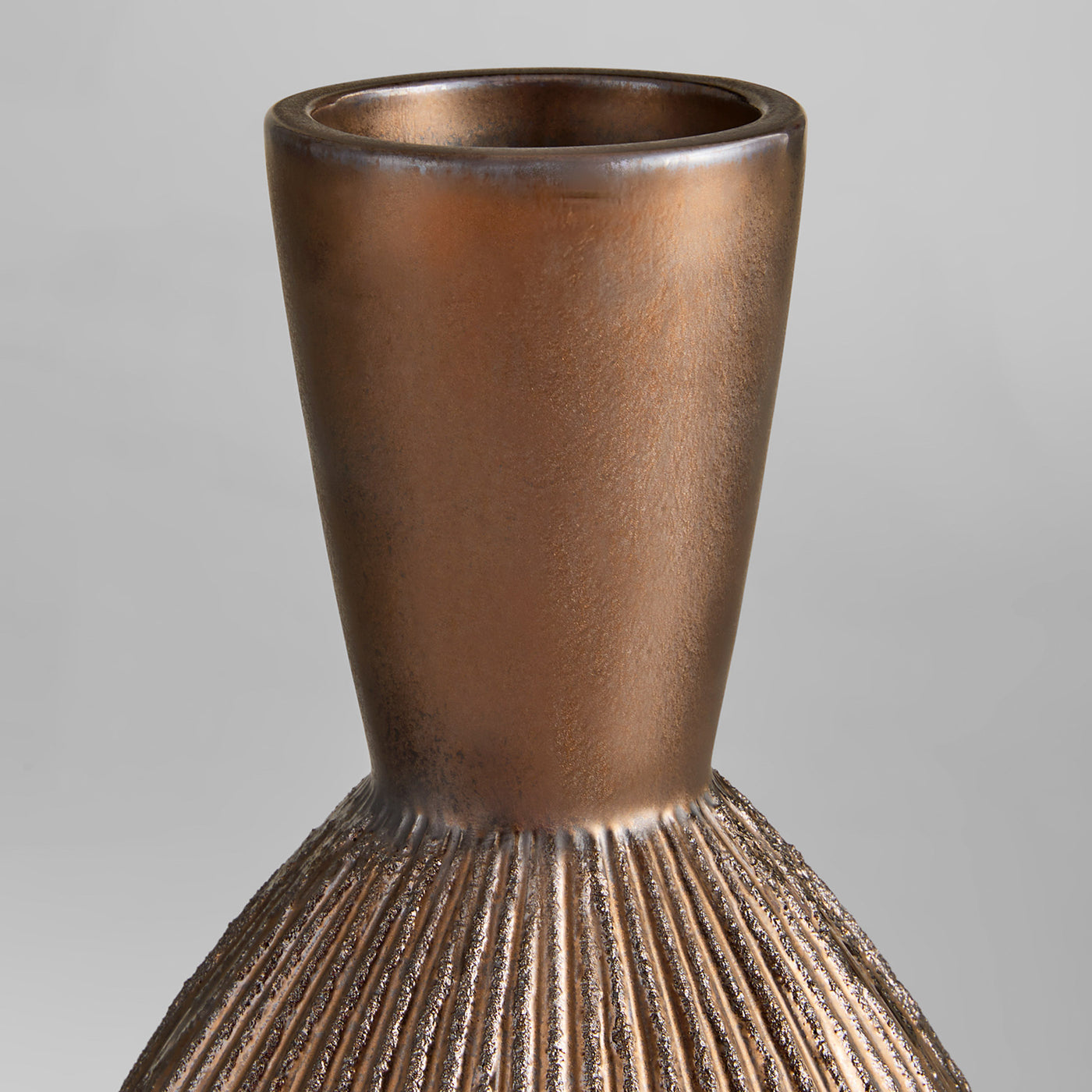 Cyan Design Starship 12178 Large Metallic Bronze Vase - Perfect for Modern Home Decor, Wedding Centerpieces & Luxury Office Accents