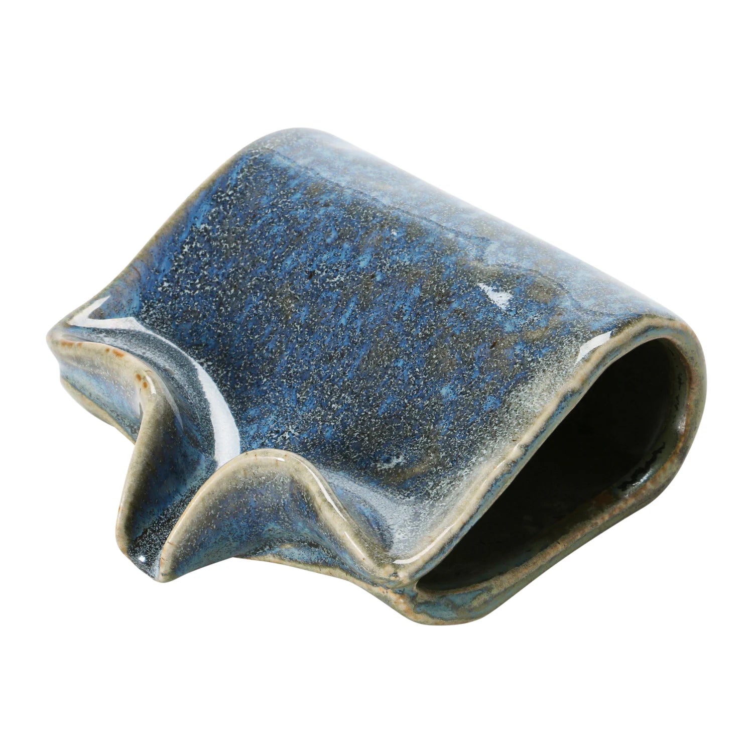 Ceramic Soap Dish with Drain Spout - Stylish Bathroom Countertop Organizer for Sponges, Soap Bars, and Beauty Products | Perfect for Kitchen, Bathroom, and Shower Use