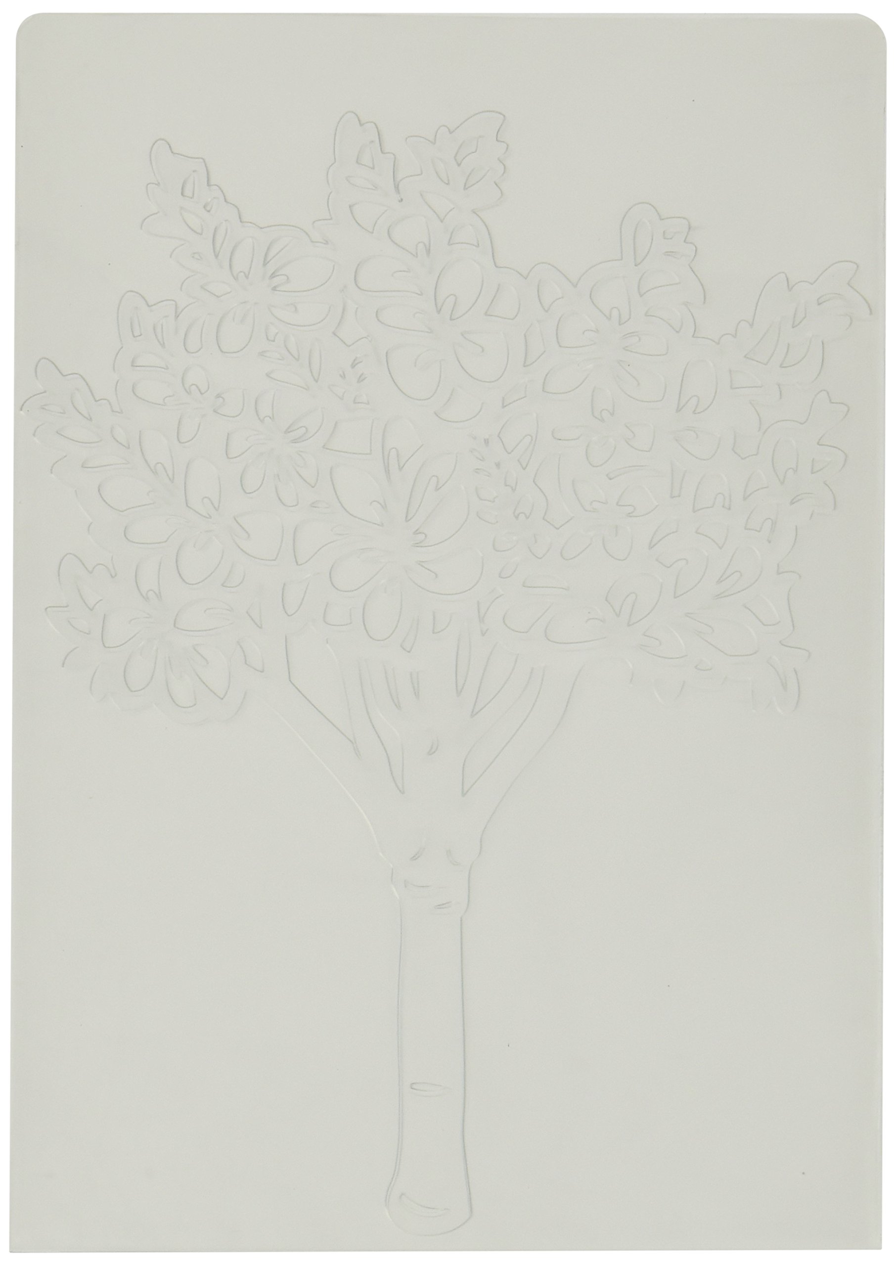 Floral Tree Embossing Folder for Card Making & Scrapbooking - DIY Paper Craft Supplies for Greeting Cards, Invitations, and Home Decor