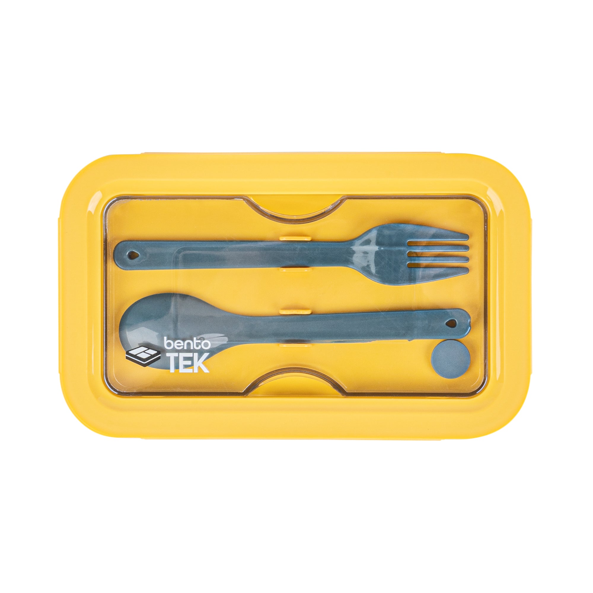 Bento Tek 29 oz BPA Free Lunch Box - Microwave Safe, Leak Proof, Includes Fork & Spoon (7.75