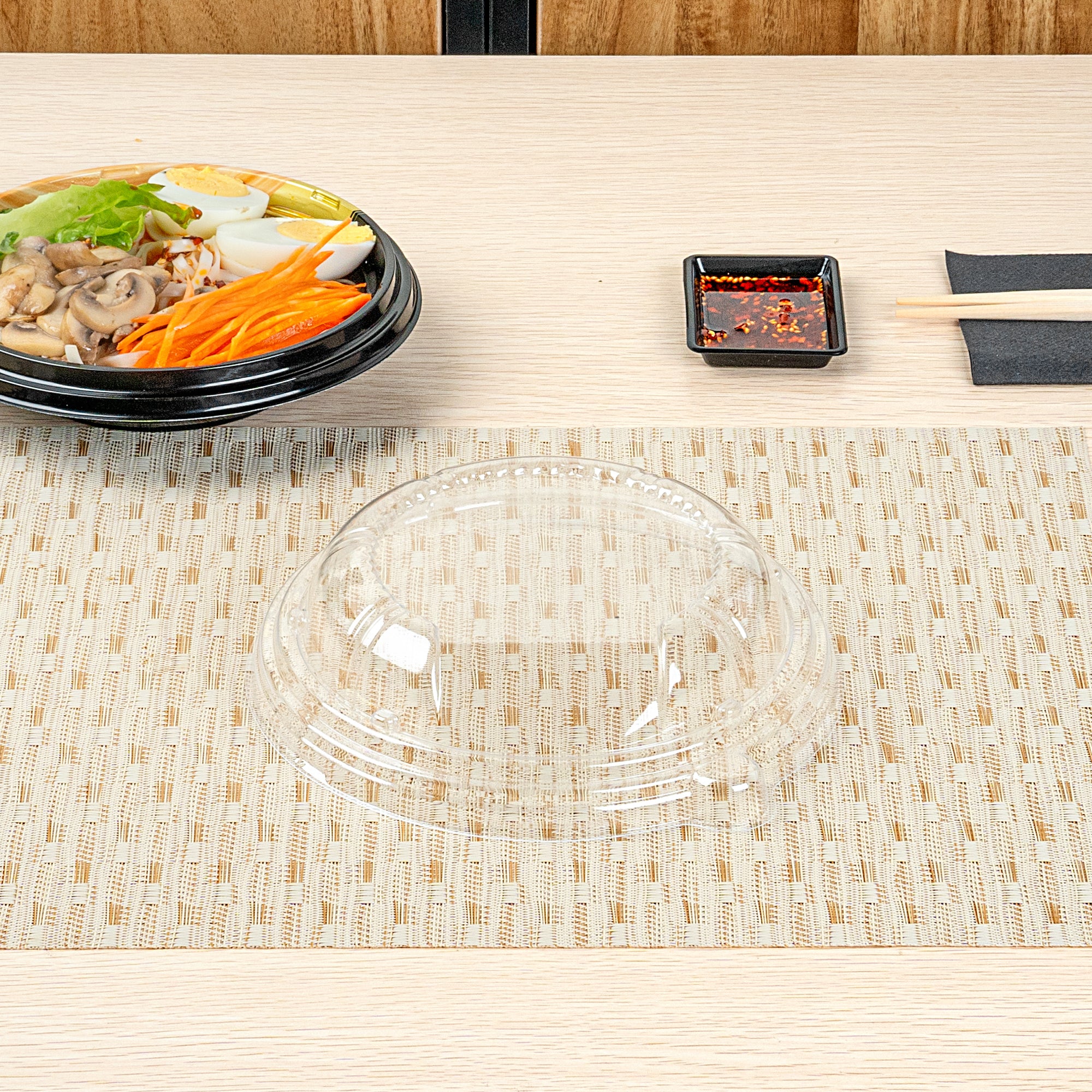 Clear Plastic Bento Box Lid - 7.25