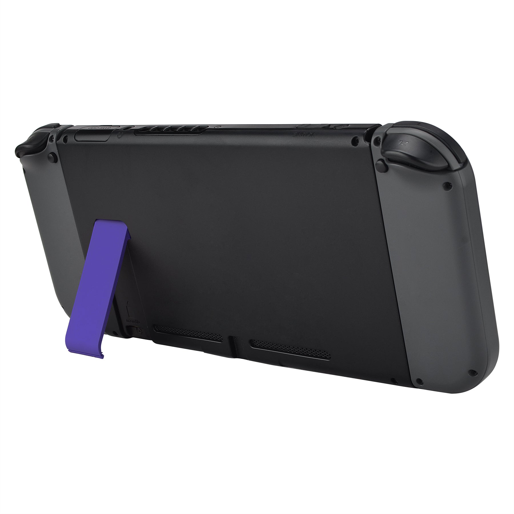 eXtremeRate 2 Sets Purple Replacement Kickstand for Nintendo Switch Console - Durable Gaming Accessories for Enhanced Handheld Play & Travel Gaming
