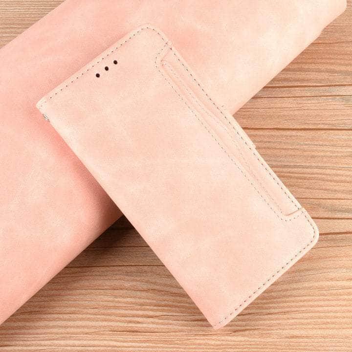 Samsung Galaxy A24 Genuine Leather Flip Case - Premium Protection with Card Holder - Perfect for Work, Travel & Everyday Use