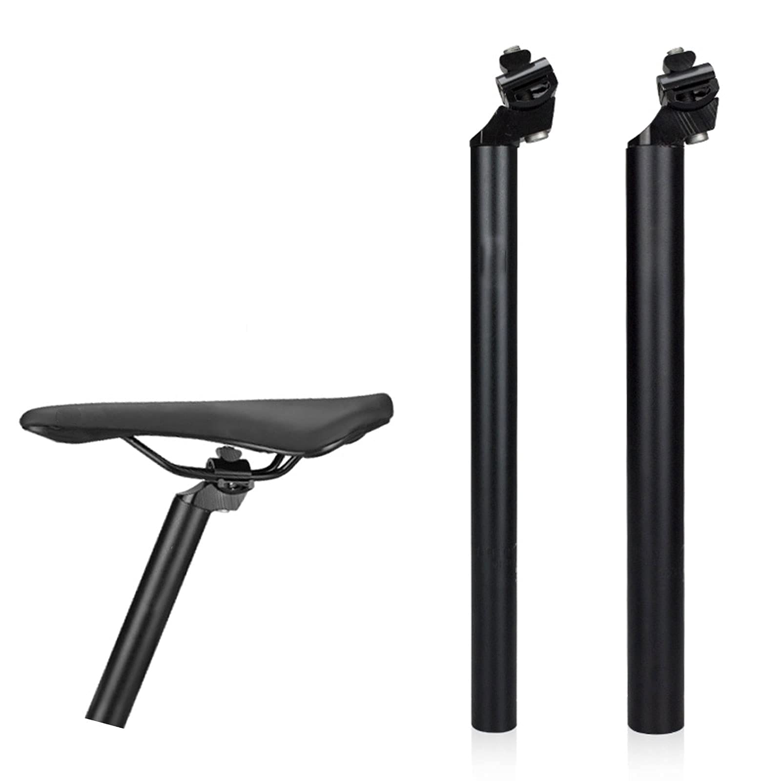 Premium Bike Seat Post - 25.4mm to 31.6mm Diameter, 350mm Length (13.8in) - Universal Fit for Mountain Bikes, Road Bikes & Most Bicycles | Durable Single Screw Seat Tube for Comfortable Cycling & Commuting