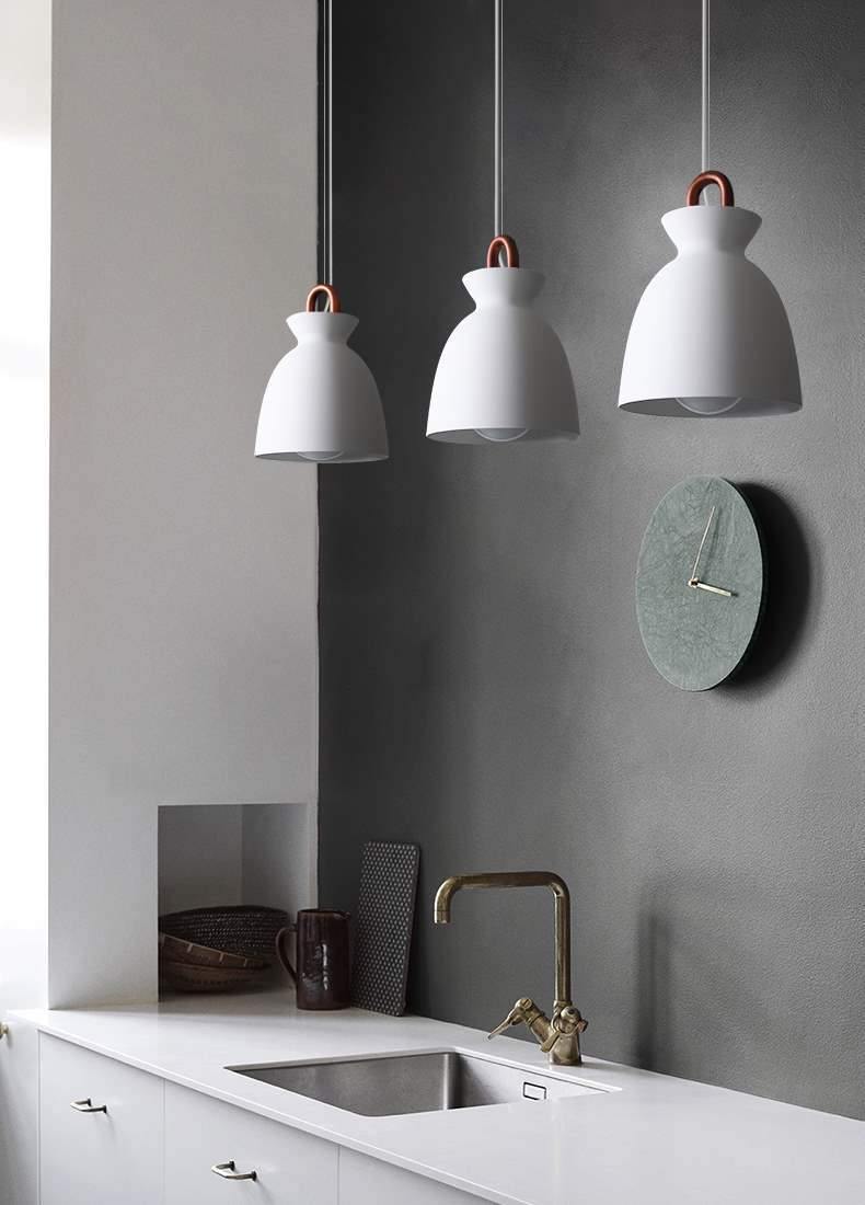 Modern Coil Ceiling Pendant Light Fixture - Adjustable Hanging Chandelier for Dining Room, Kitchen Island, Bedroom & Living Room Decor