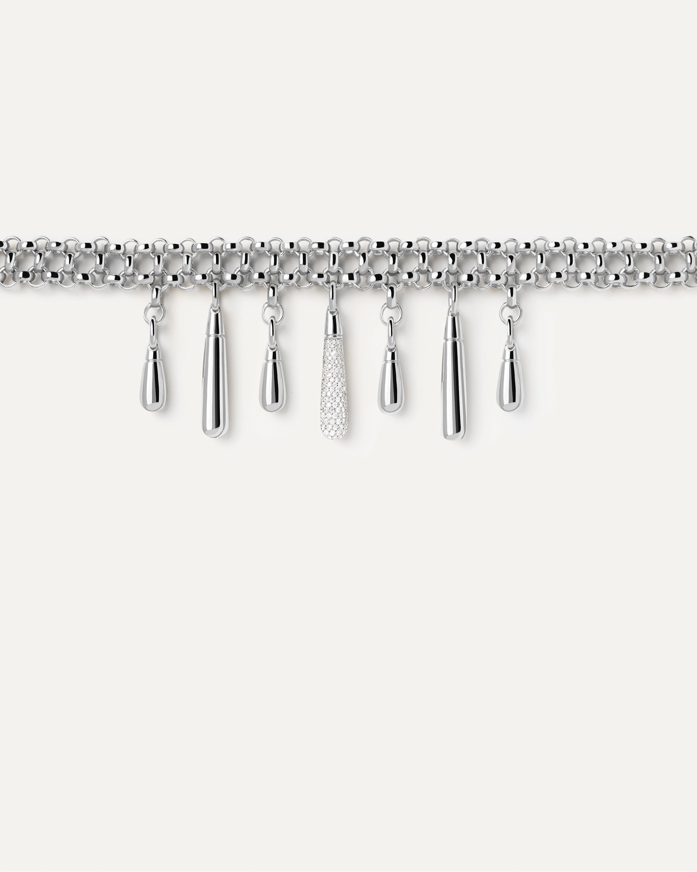 Elegant Jelly Silver Choker Necklace for Women - Trendy Adjustable Statement Piece for Parties, Weddings & Everyday Wear