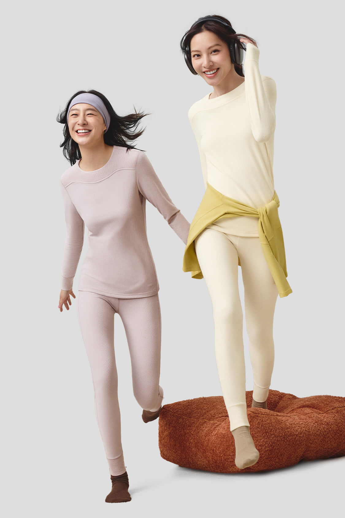 DualSoft Women's Reversible Fleece Jacket & Pants Set - Cozy Winter Loungewear for Home, Travel & Outdoor Activities