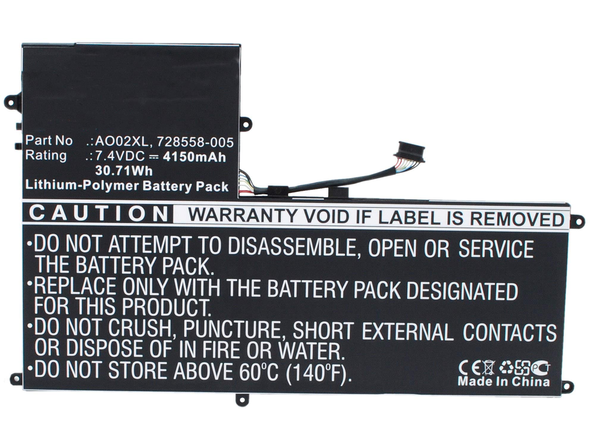 Synergy Digital Replacement Battery for HP ElitePad 1000 G2 (H9X98EA) Tablet - 7.4V 4150mAh Li-Polymer High Capacity Battery - Perfect for Business, Travel & Extended Use