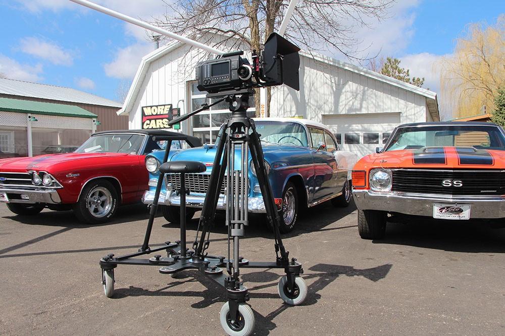 Fotodiox CamDolly Professional Cinema Camera Dolly System with 2 Flexible Snake Track Rails - Perfect for Film Production, Music Videos & Smooth Camera Movements
