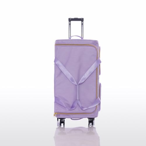 Large Collapsible Dance Bag for Women & Men - Multi-Purpose Storage for Dance, Skating, Cheerleading, Pageantry & Travel - Foldable Gym Duffel with Shoulder Strap - Perfect for Dance Classes, Competitions & Gym Workouts - Lavender