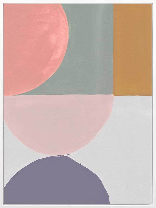 Modern Concrete Walls Canvas Art Print - Abstract Urban Home Decor for Living Room, Bedroom & Office
